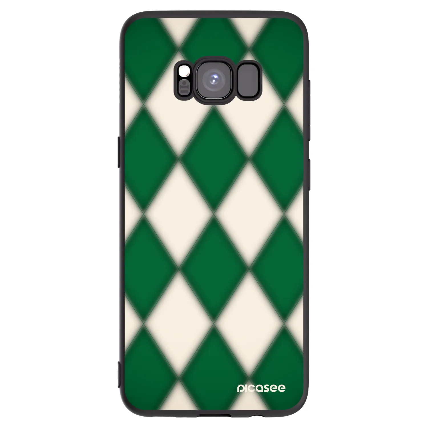 Picasee fekete szilikon tok az alábbi mobiltelefonokra Samsung Galaxy S8 G950F - Emerald Diamond
