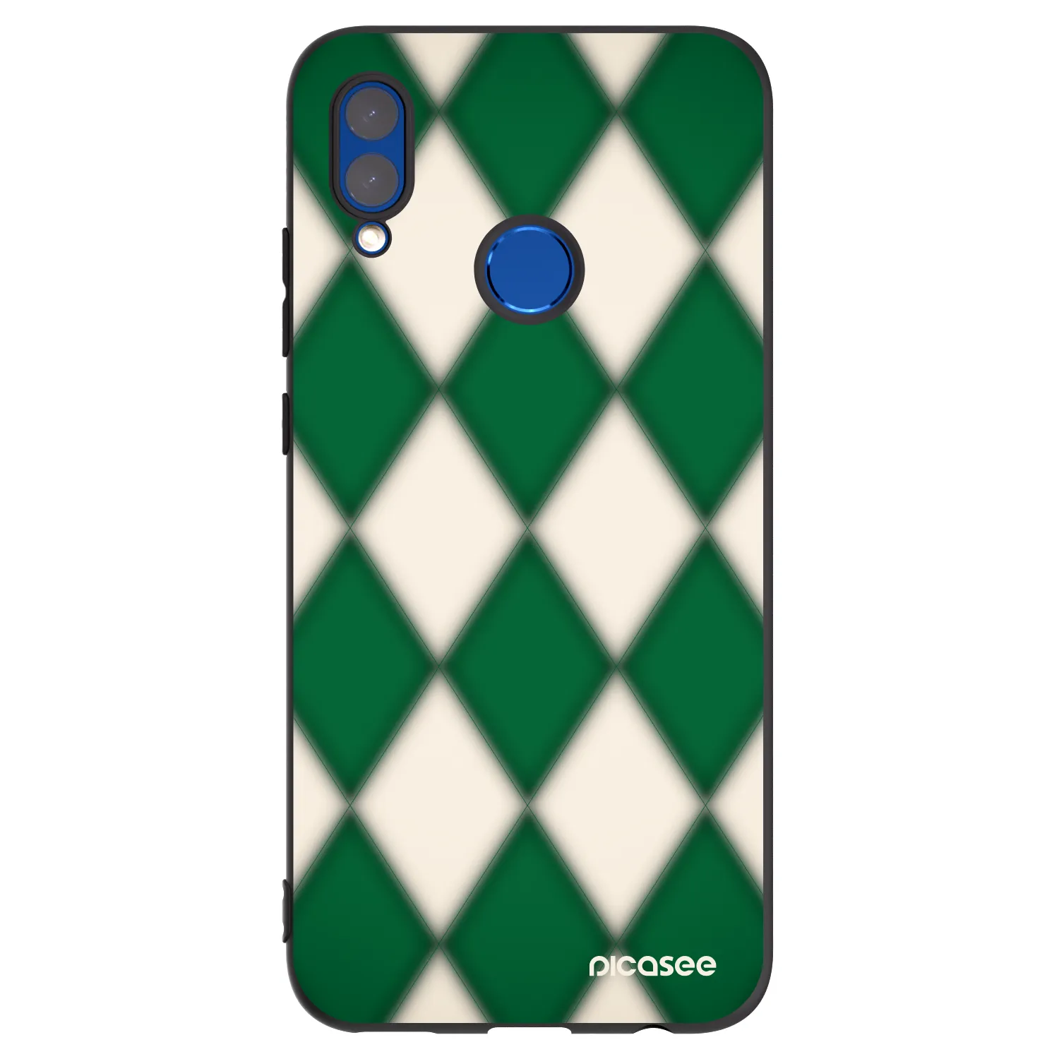 Picasee fekete szilikon tok az alábbi mobiltelefonokra Honor 10 Lite - Emerald Diamond