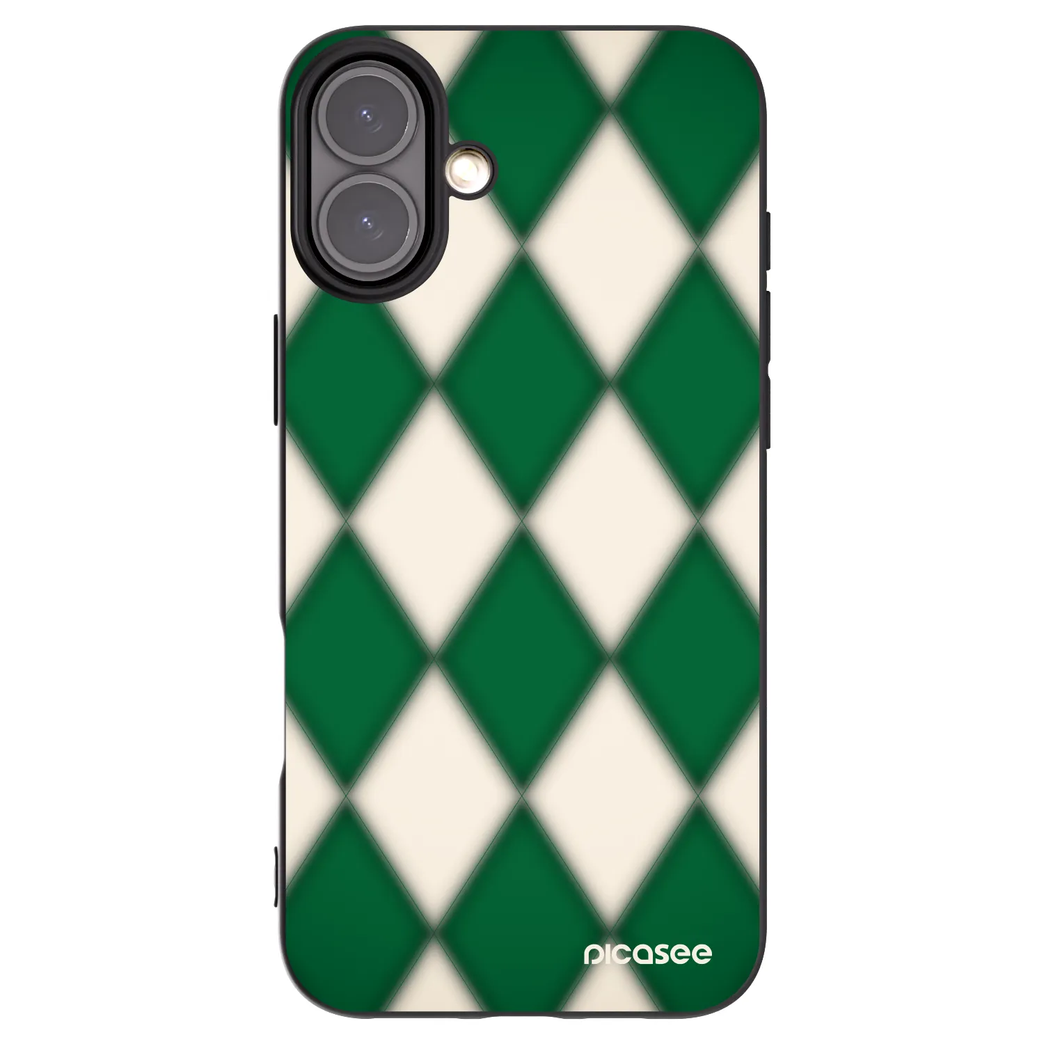Picasee fekete szilikon tok az alábbi mobiltelefonokra Apple iPhone 16 Plus - Emerald Diamond