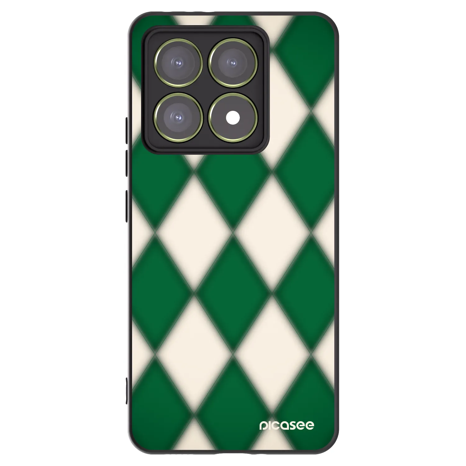 Picasee fekete szilikon tok az alábbi mobiltelefonokra Xiaomi 14T - Emerald Diamond