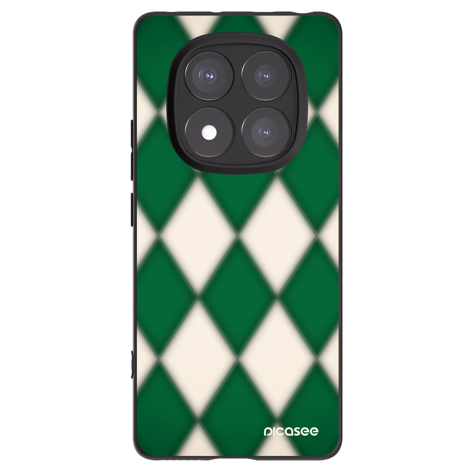 Picasee fekete szilikon tok az alábbi mobiltelefonokra Xiaomi Redmi Note 14 Pro+ 5G - Emerald Diamond