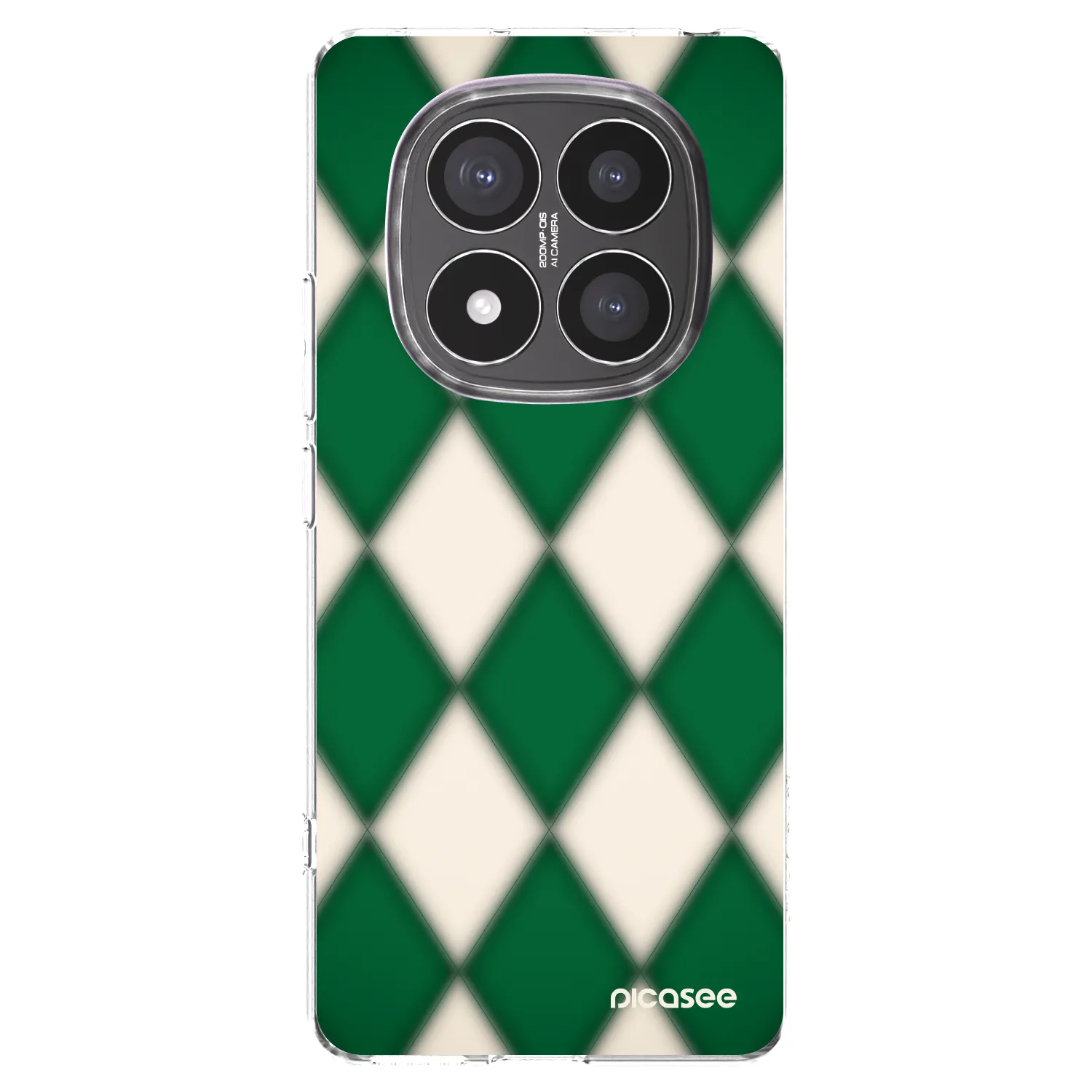 Picasee átlátszó szilikon tok az alábbi mobiltelefonokra Xiaomi Redmi Note 14 Pro+ 5G - Emerald Diamond