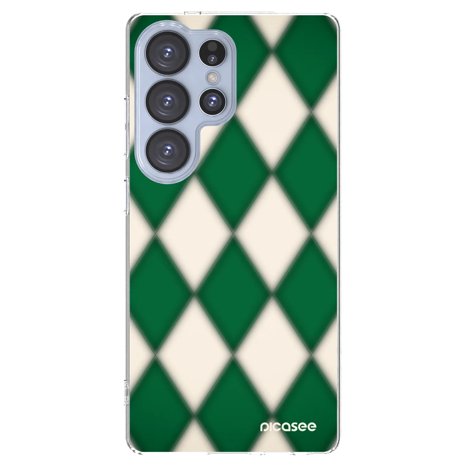 Picasee átlátszó szilikon tok az alábbi mobiltelefonokra Samsung Galaxy S25 Ultra 5G - Emerald Diamond