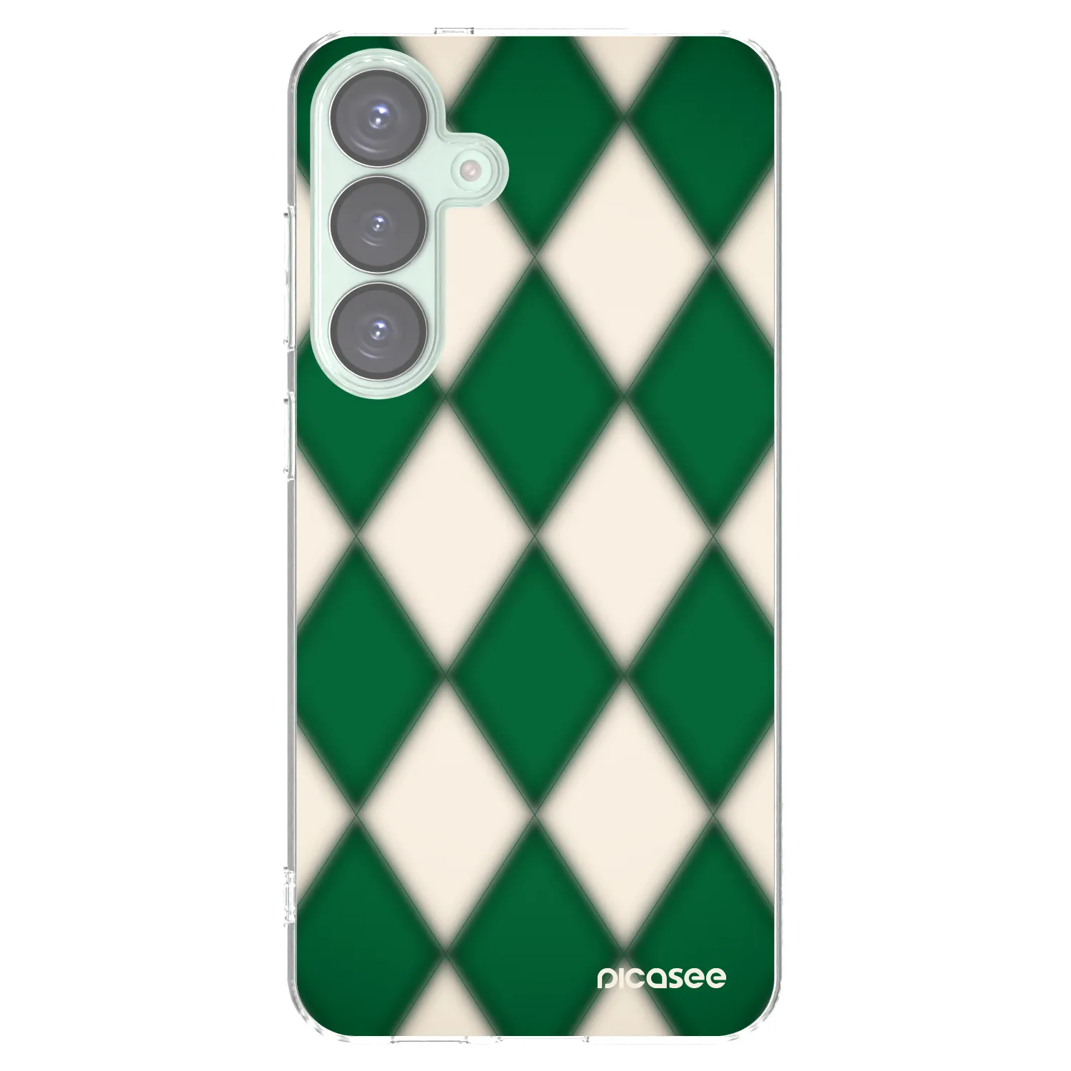 Picasee átlátszó szilikon tok az alábbi mobiltelefonokra Samsung Galaxy S25+ 5G - Emerald Diamond