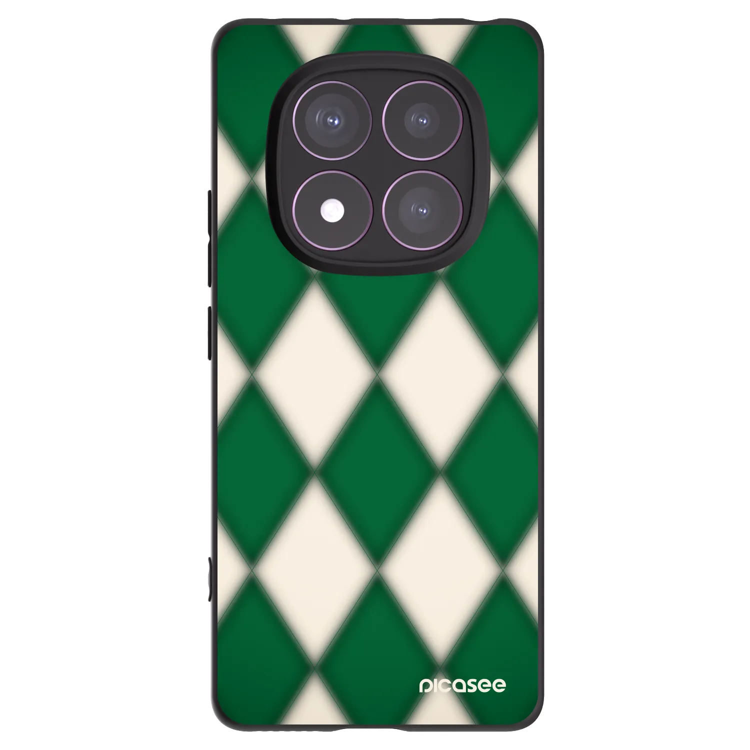 Picasee fekete szilikon tok az alábbi mobiltelefonokra Xiaomi Redmi Note 14 Pro 4G - Emerald Diamond