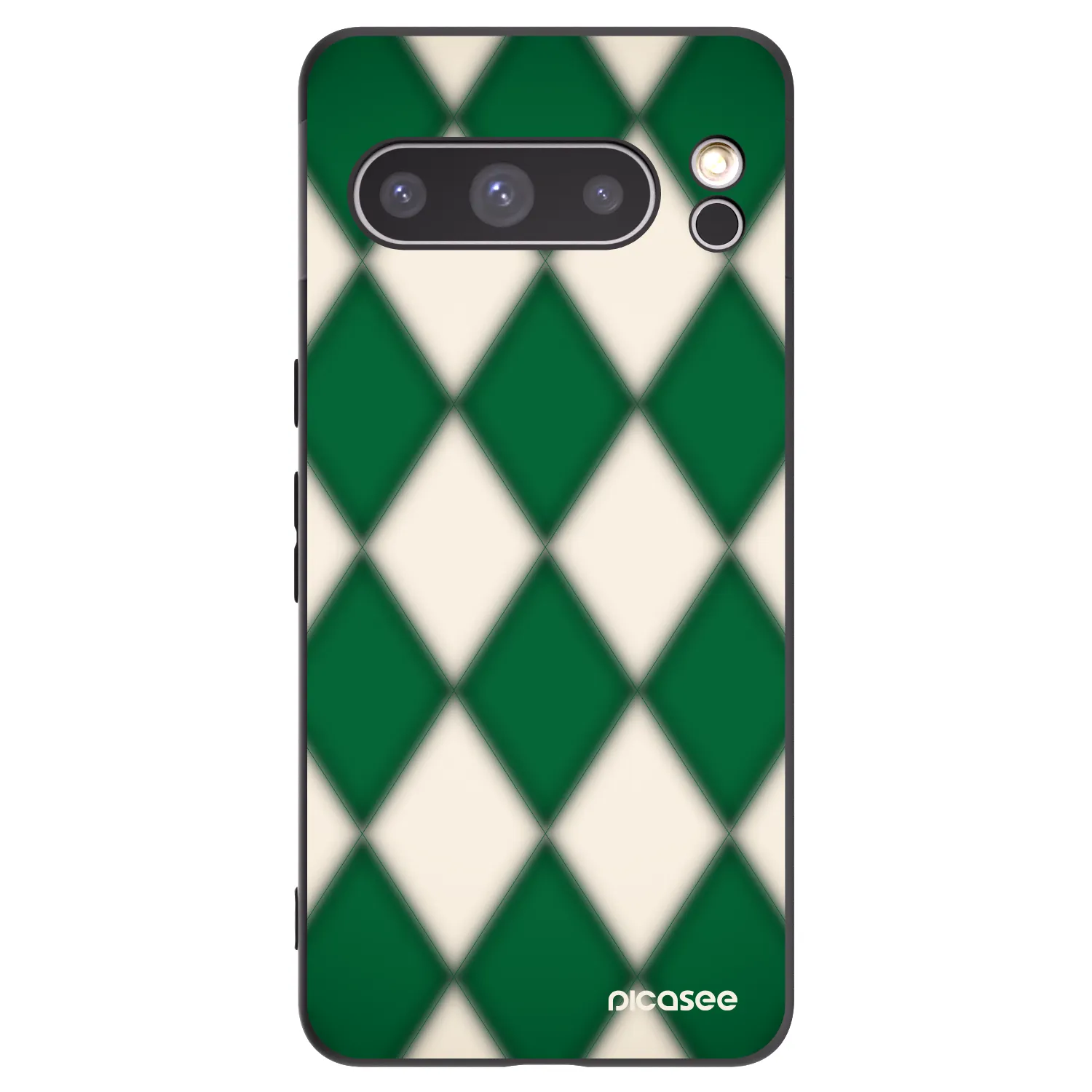 Picasee fekete szilikon tok az alábbi mobiltelefonokra Google Pixel 8 Pro - Emerald Diamond