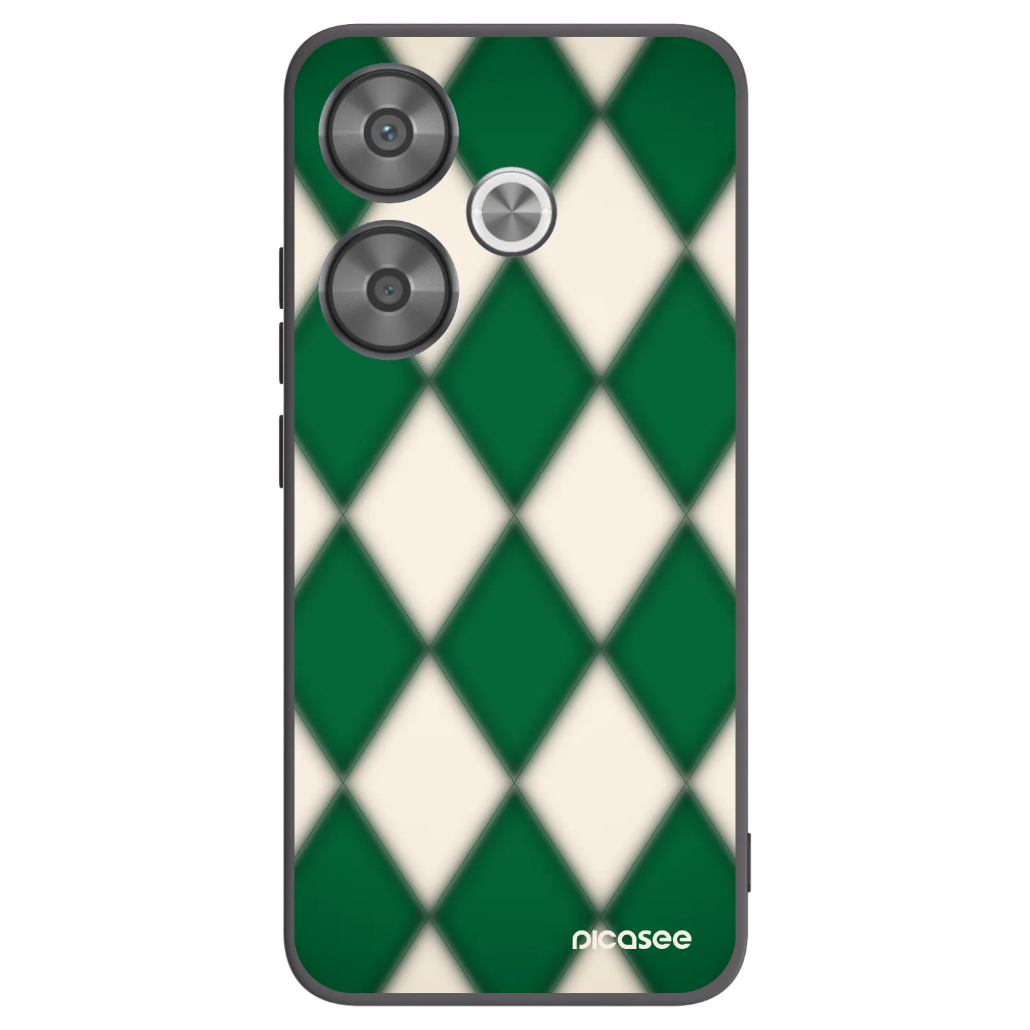 Picasee fekete szilikon tok az alábbi mobiltelefonokra Xiaomi Poco F6 - Emerald Diamond