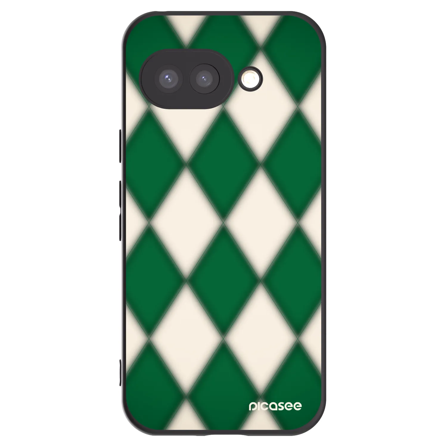 Picasee fekete szilikon tok az alábbi mobiltelefonokra Google Pixel 9a - Emerald Diamond