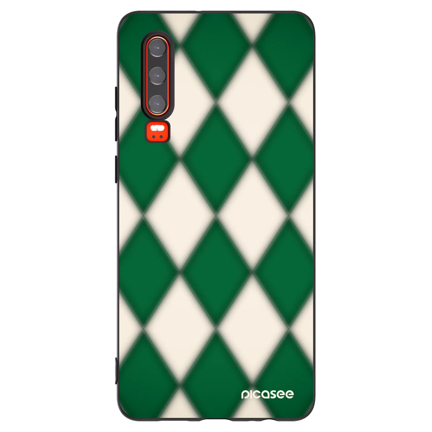 Picasee fekete szilikon tok az alábbi mobiltelefonokra Huawei P30 - Emerald Diamond