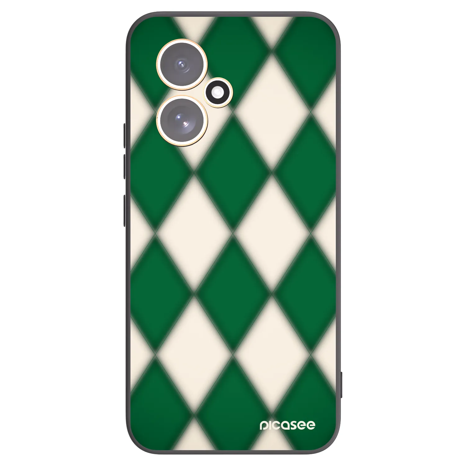 Picasee fekete szilikon tok az alábbi mobiltelefonokra Honor 400 5G - Emerald Diamond