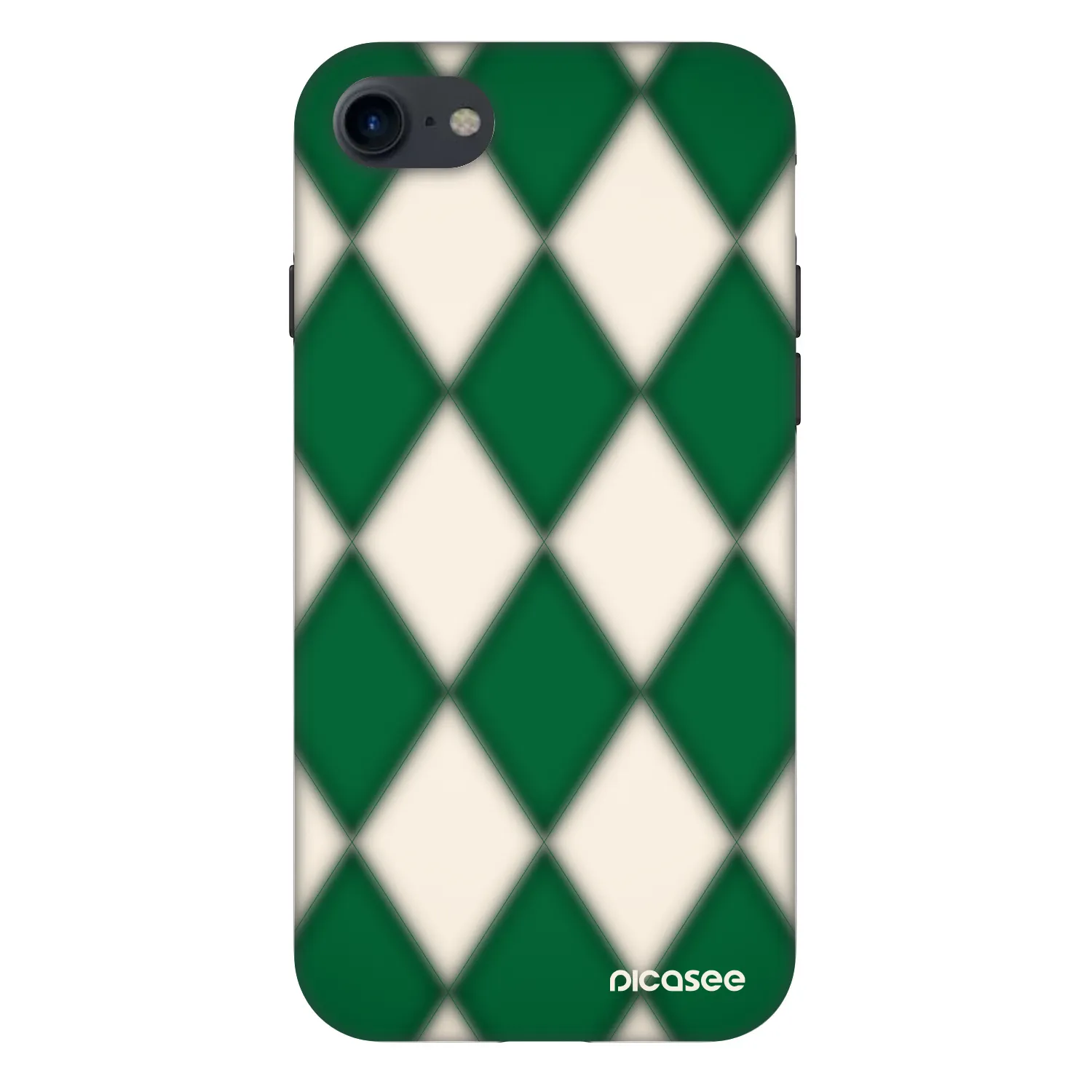 Picasee Fashion Case Apple iPhone SE 2020 - Emerald Diamond