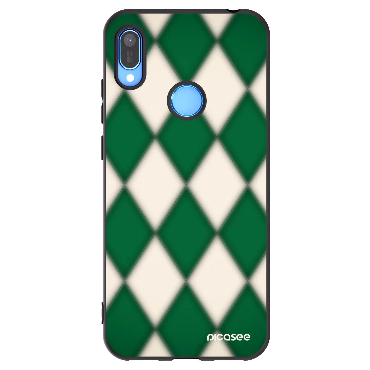 Picasee fekete szilikon tok az alábbi mobiltelefonokra Huawei Y6 2019 - Emerald Diamond