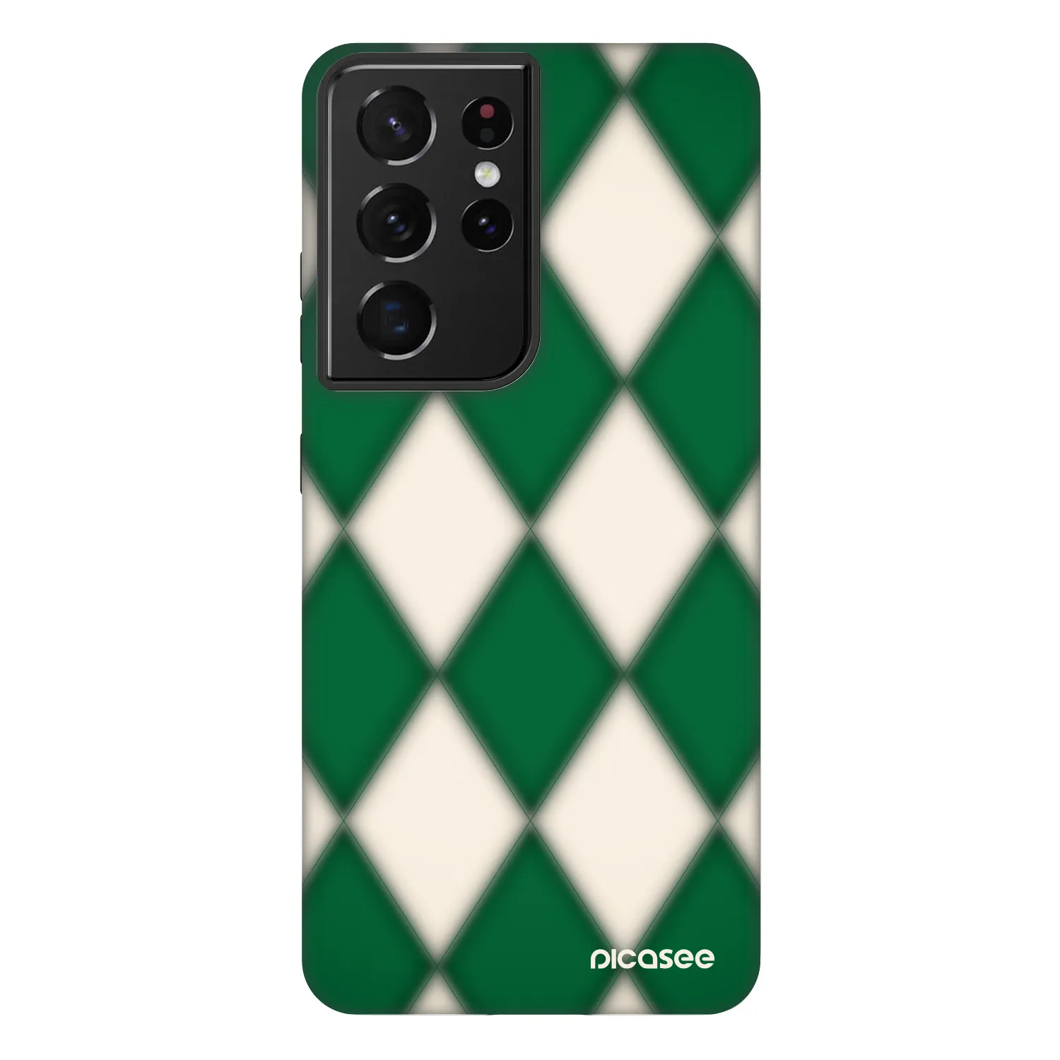 Picasee Fashion Case Samsung Galaxy S21 Ultra 5G G998B - Emerald Diamond