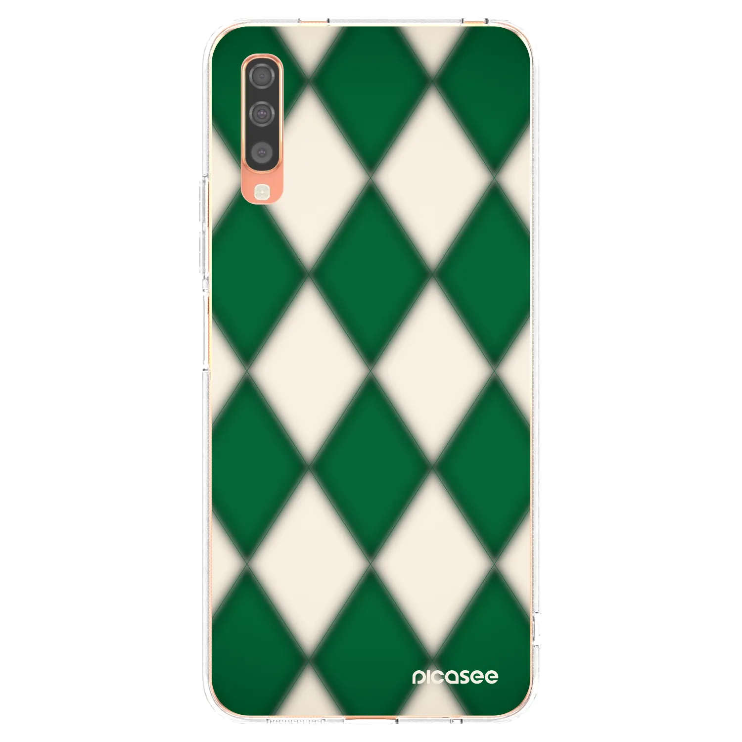 Picasee átlátszó szilikon tok az alábbi mobiltelefonokra Samsung Galaxy A70 A705F - Emerald Diamond