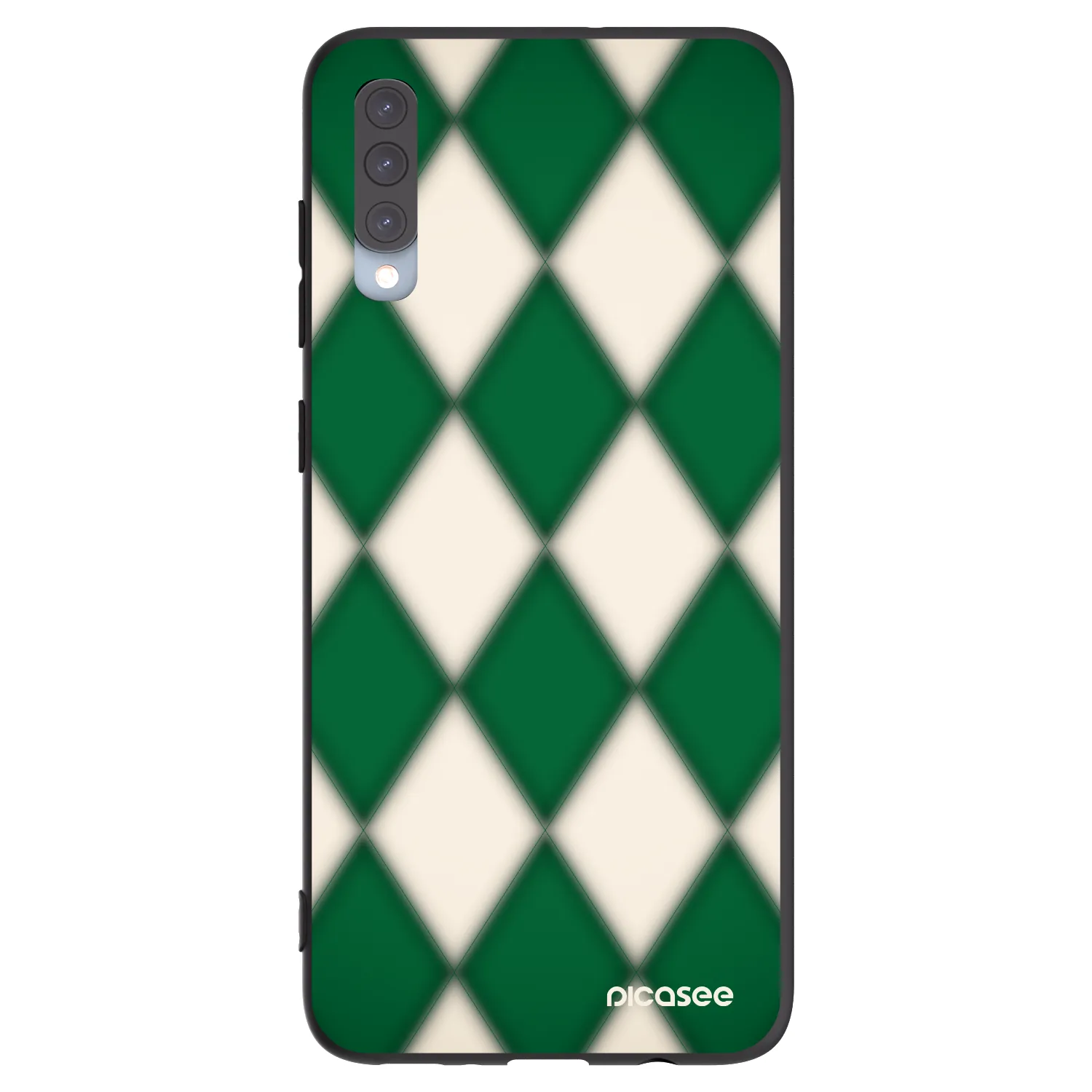 Picasee fekete szilikon tok az alábbi mobiltelefonokra Samsung Galaxy A70 A705F - Emerald Diamond