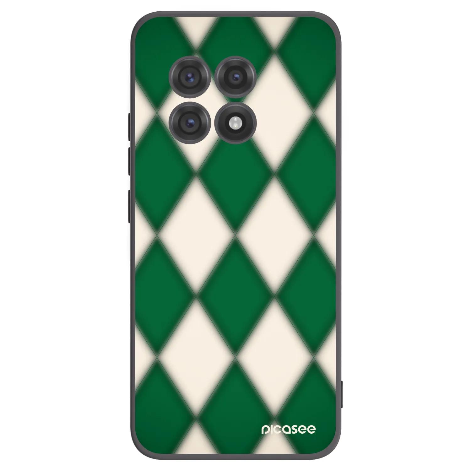 Picasee fekete szilikon tok az alábbi mobiltelefonokra OnePlus 13R 5G - Emerald Diamond