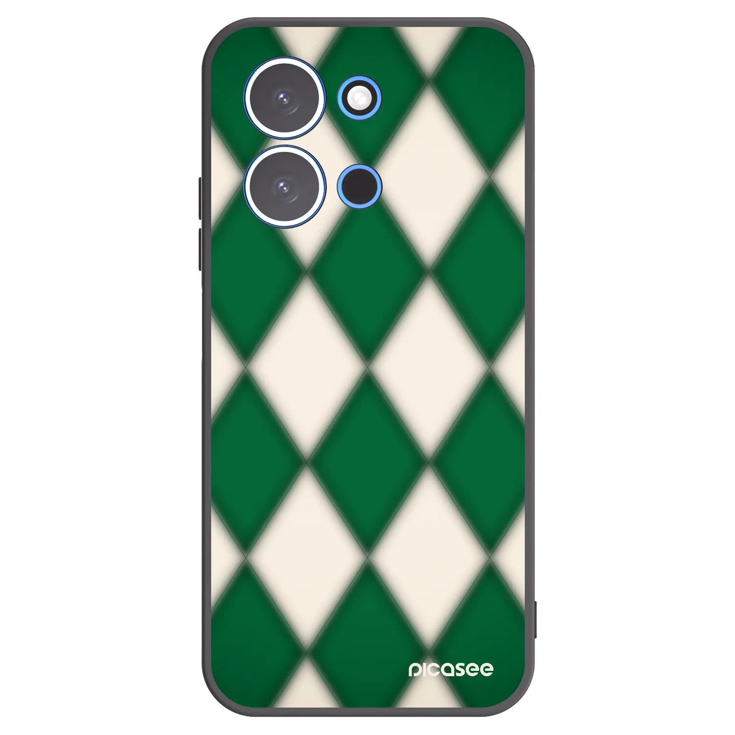 Picasee fekete szilikon tok az alábbi mobiltelefonokra Xiaomi Redmi 15C 4G - Emerald Diamond