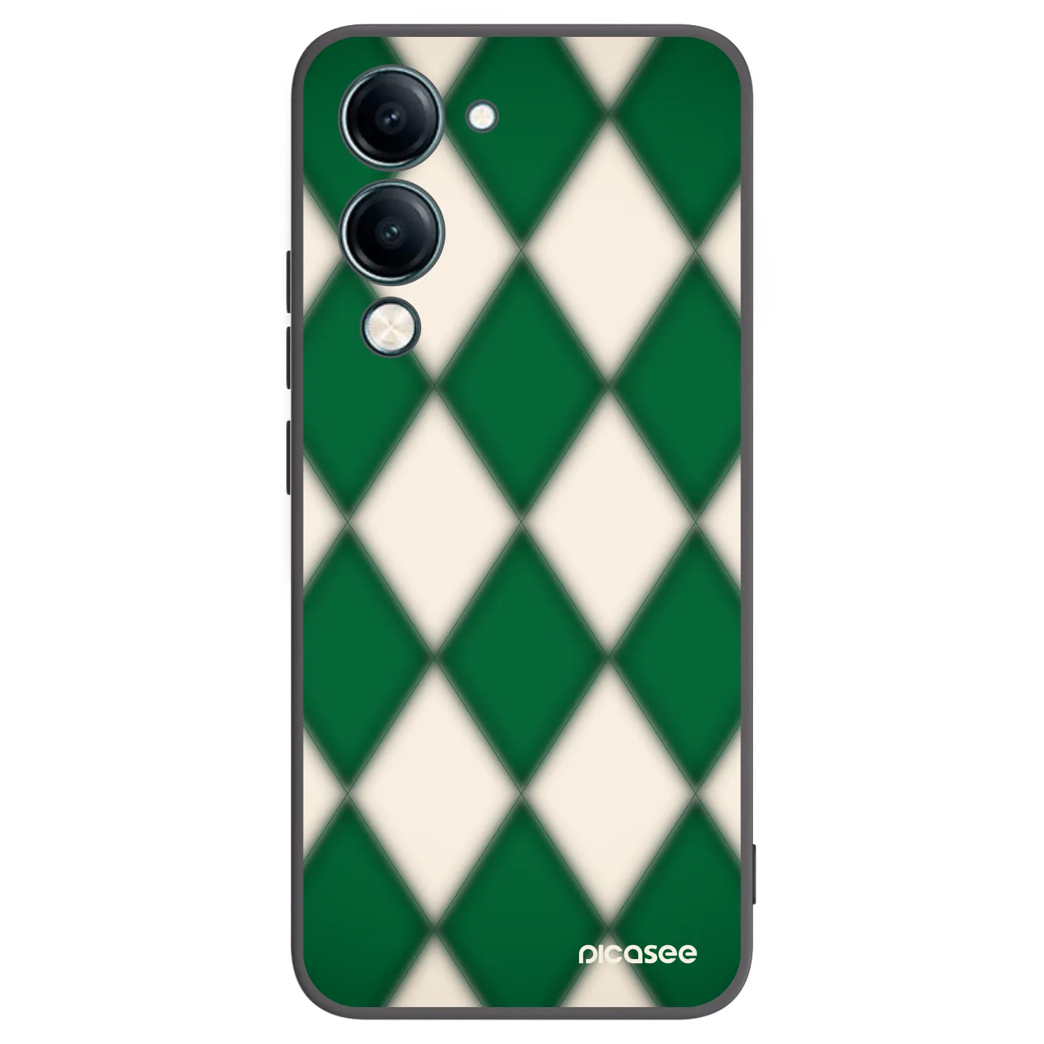 Picasee fekete szilikon tok az alábbi mobiltelefonokra Vivo Y29s 5G - Emerald Diamond