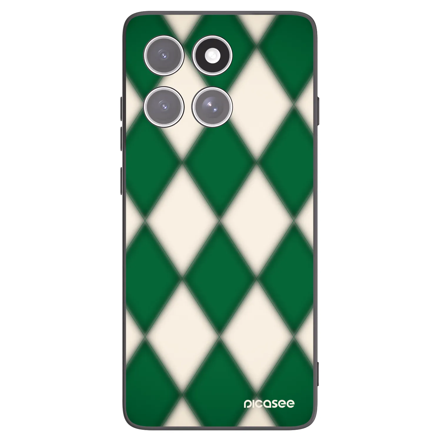 Picasee fekete szilikon tok az alábbi mobiltelefonokra Motorola Edge 60 Fusion - Emerald Diamond