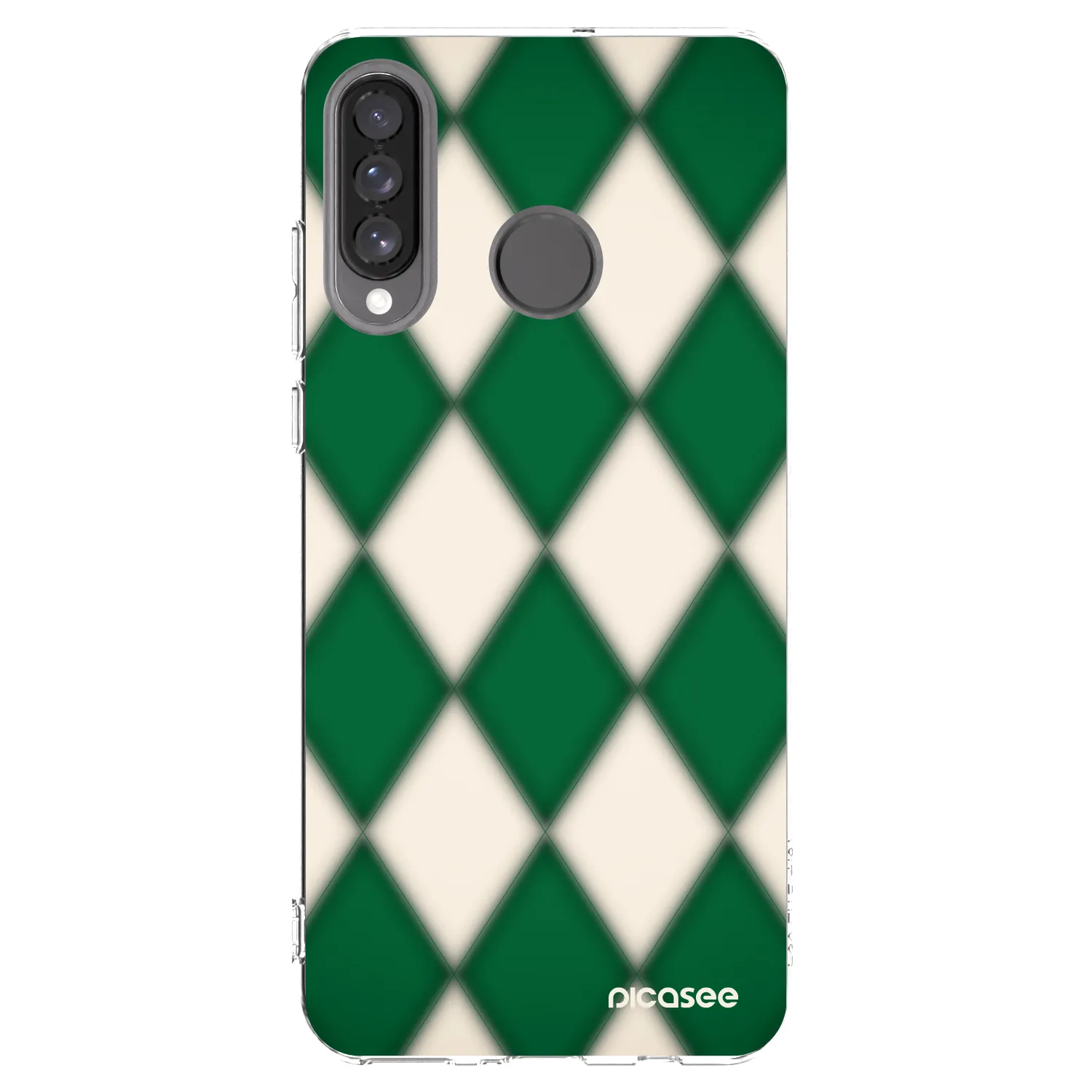 Picasee átlátszó szilikon tok az alábbi mobiltelefonokra Huawei P30 Lite - Emerald Diamond