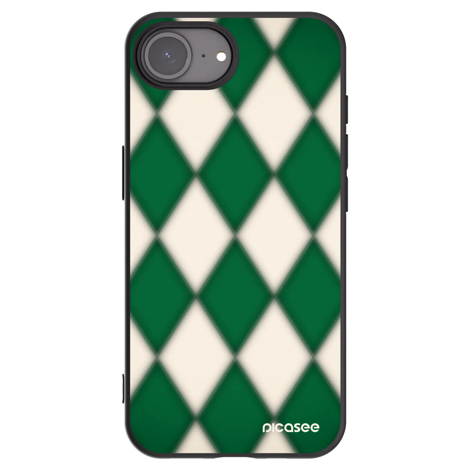 Picasee fekete szilikon tok az alábbi mobiltelefonokra Apple iPhone 17e - Emerald Diamond