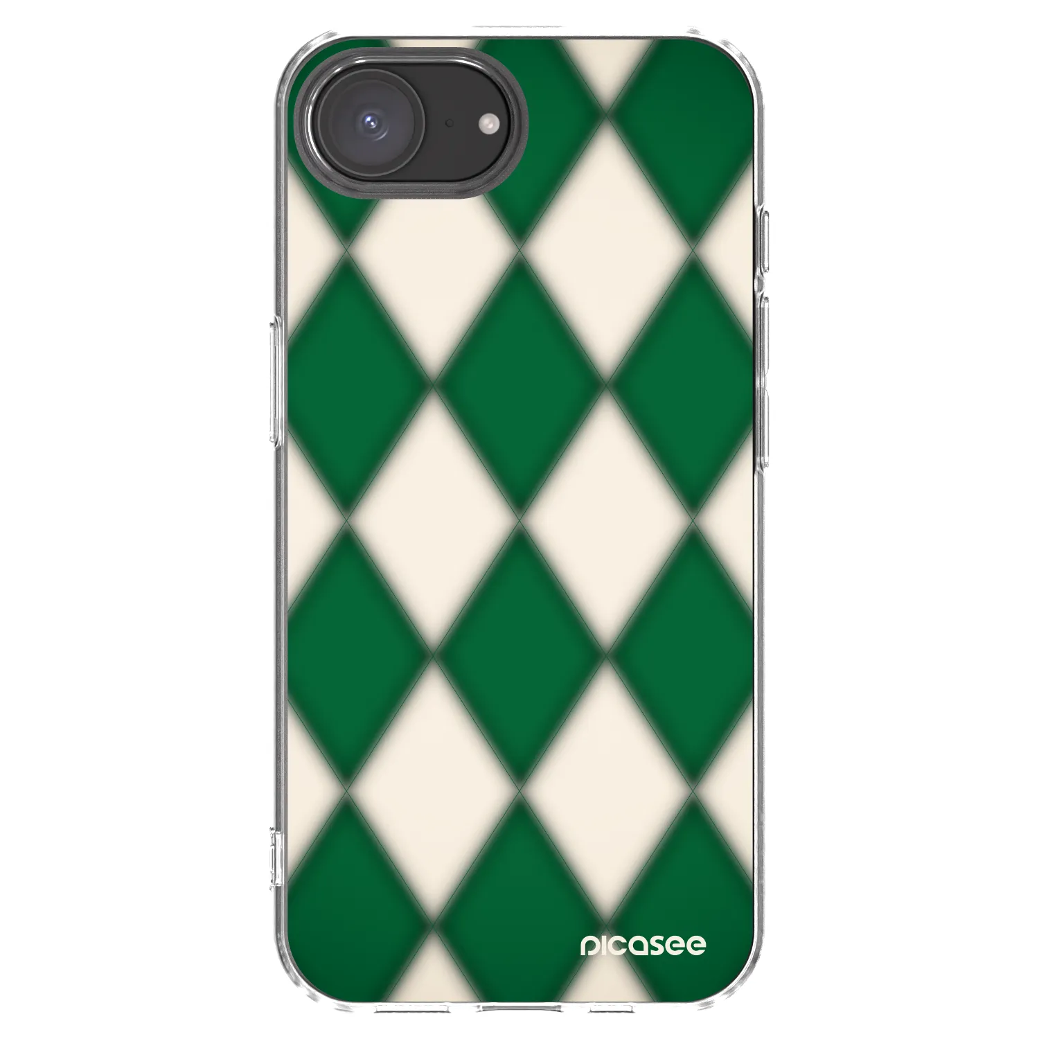 Picasee átlátszó szilikon tok az alábbi mobiltelefonokra Apple iPhone 17e - Emerald Diamond