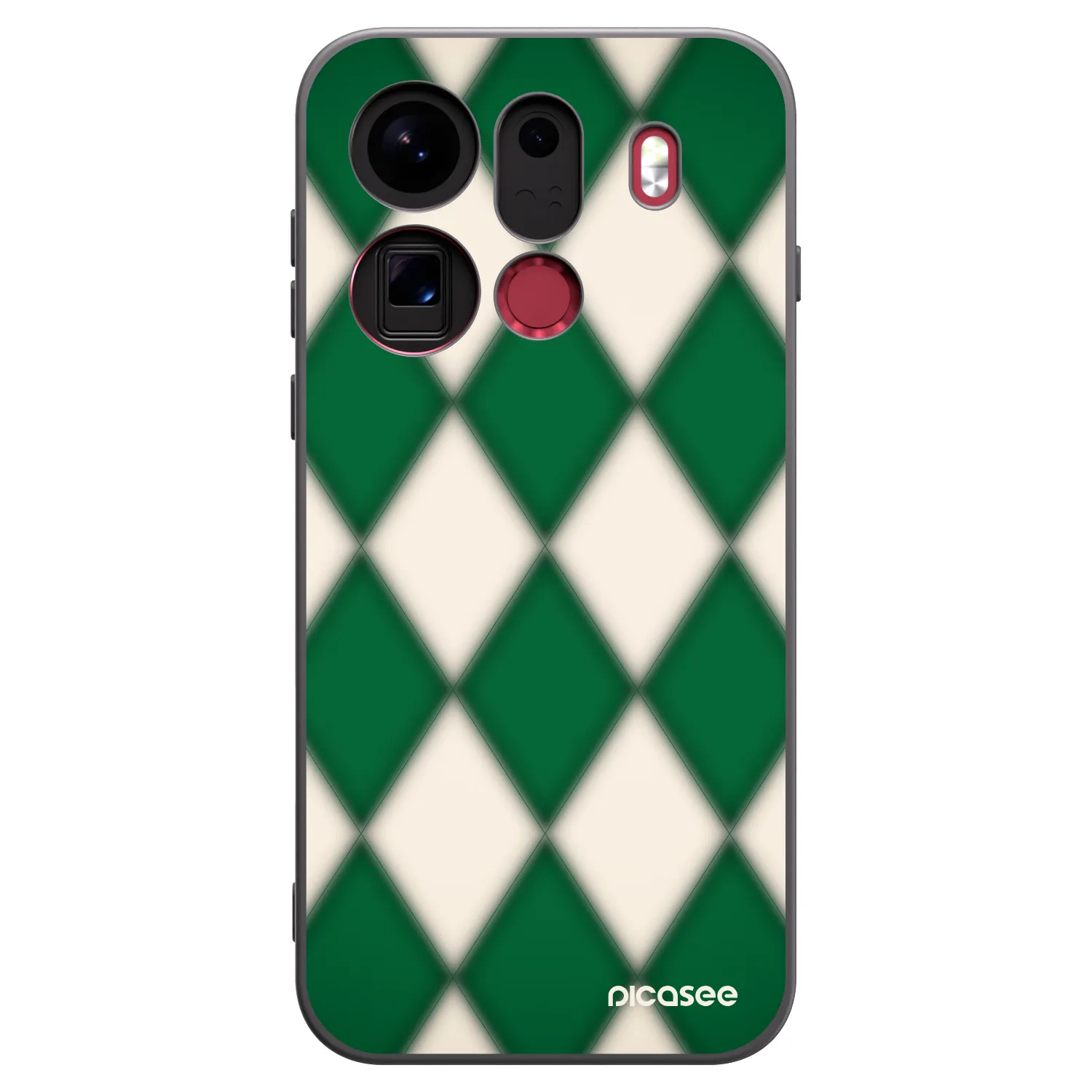 Picasee fekete szilikon tok az alábbi mobiltelefonokra OPPO Find X9 Pro - Emerald Diamond