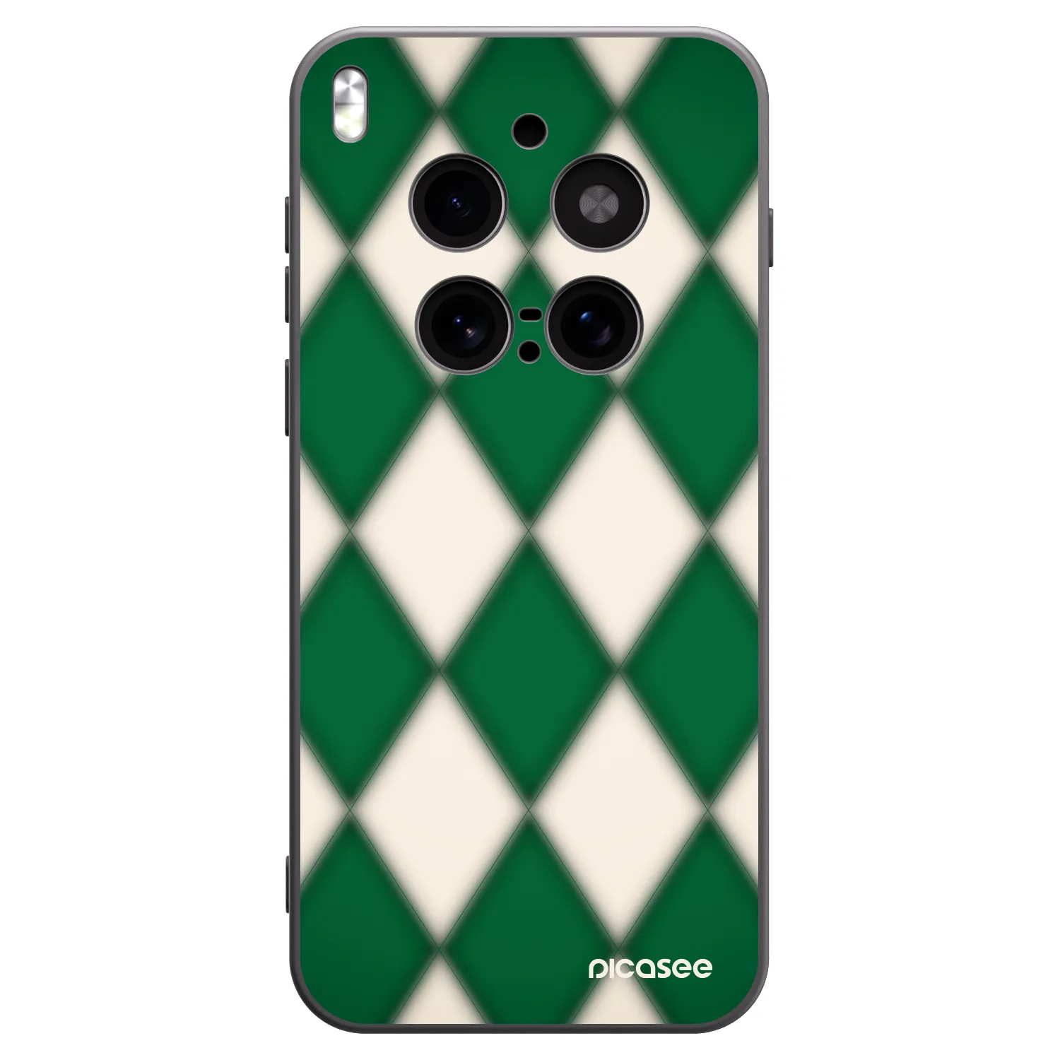 Picasee fekete szilikon tok az alábbi mobiltelefonokra Vivo X300 Pro - Emerald Diamond