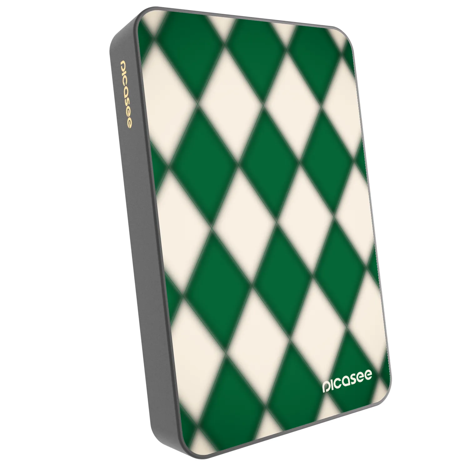 Picasee Powerbank MagSafe 10 000 mAh Szürke - Emerald Diamond
