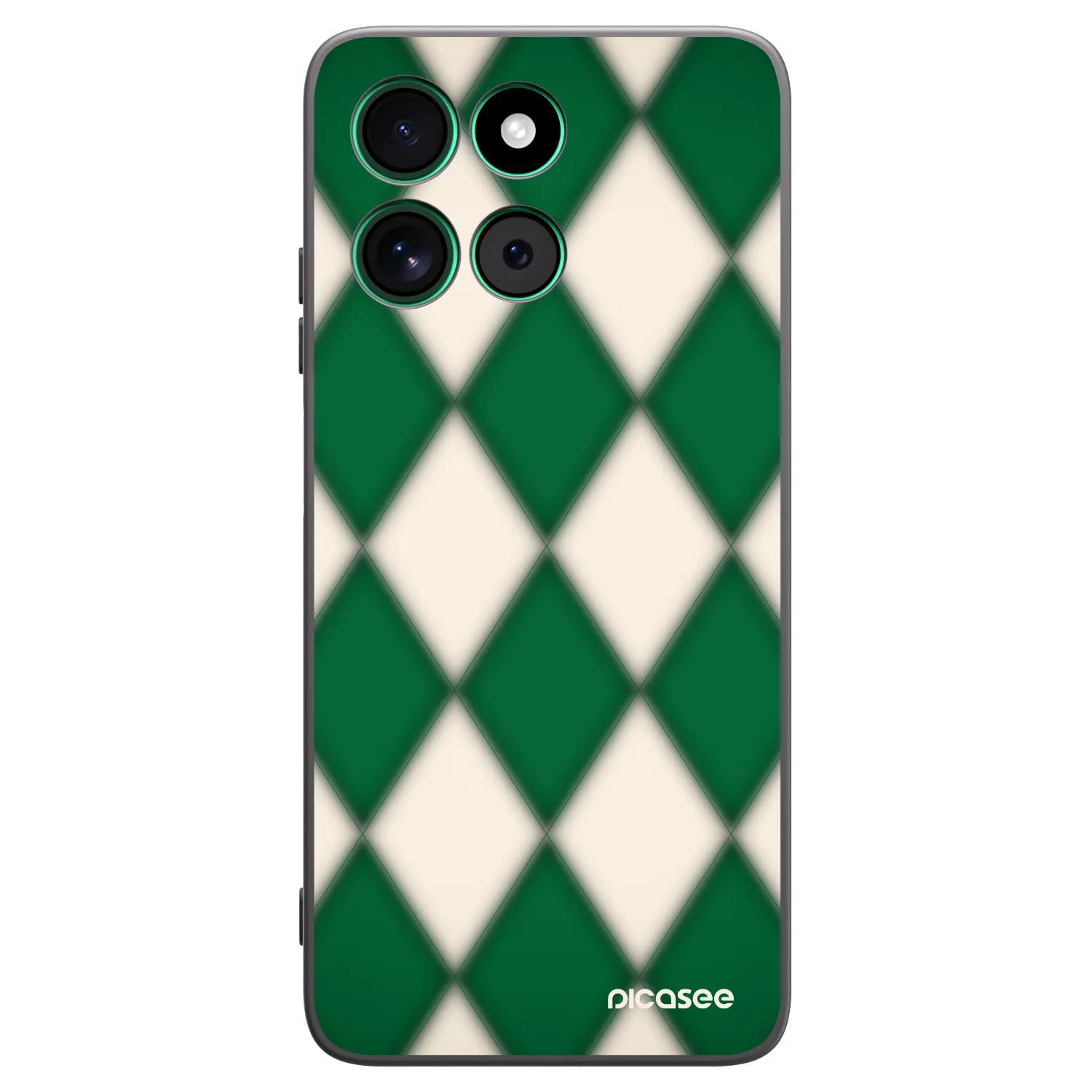 Picasee fekete szilikon tok az alábbi mobiltelefonokra Motorola Moto G57 Power - Emerald Diamond