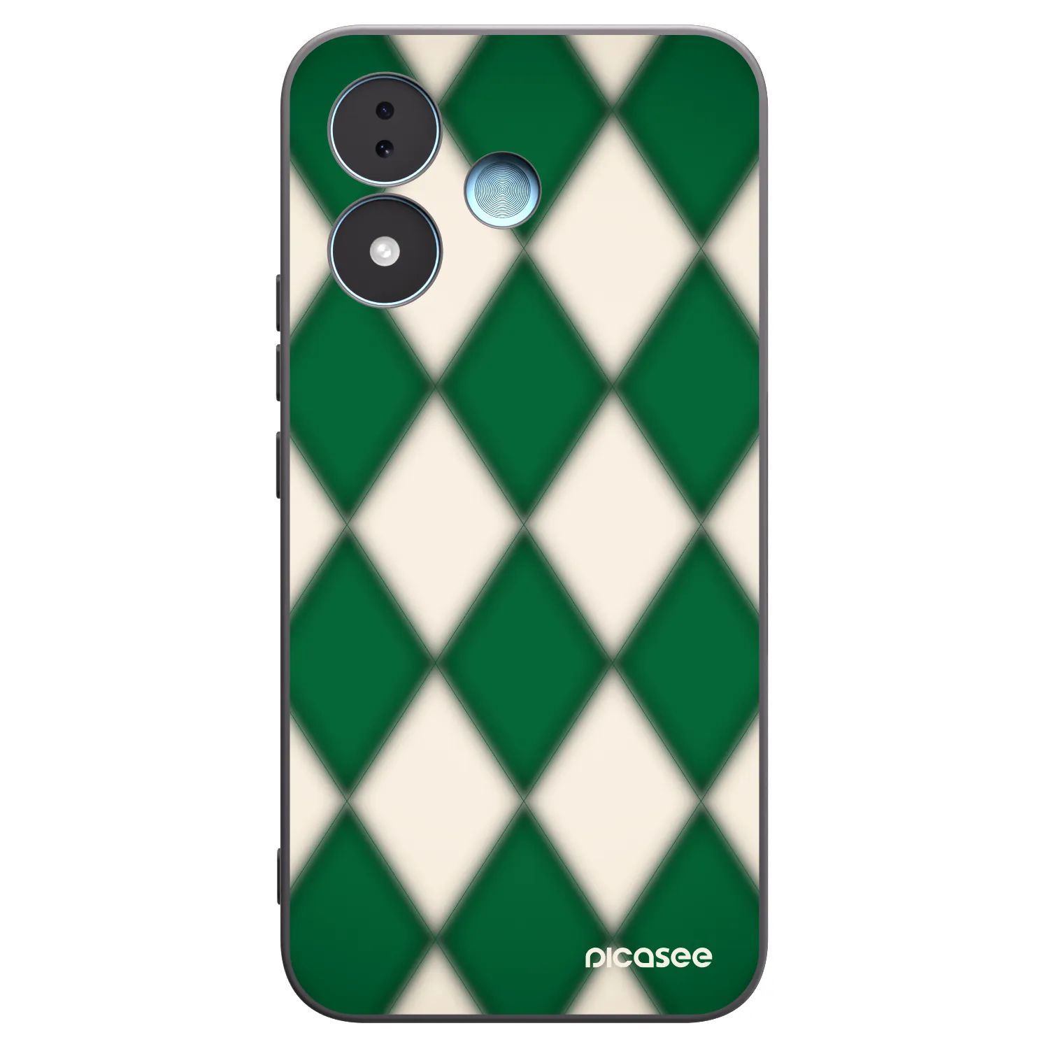 Picasee fekete szilikon tok az alábbi mobiltelefonokra Xiaomi Redmi Note 17 5G - Emerald Diamond