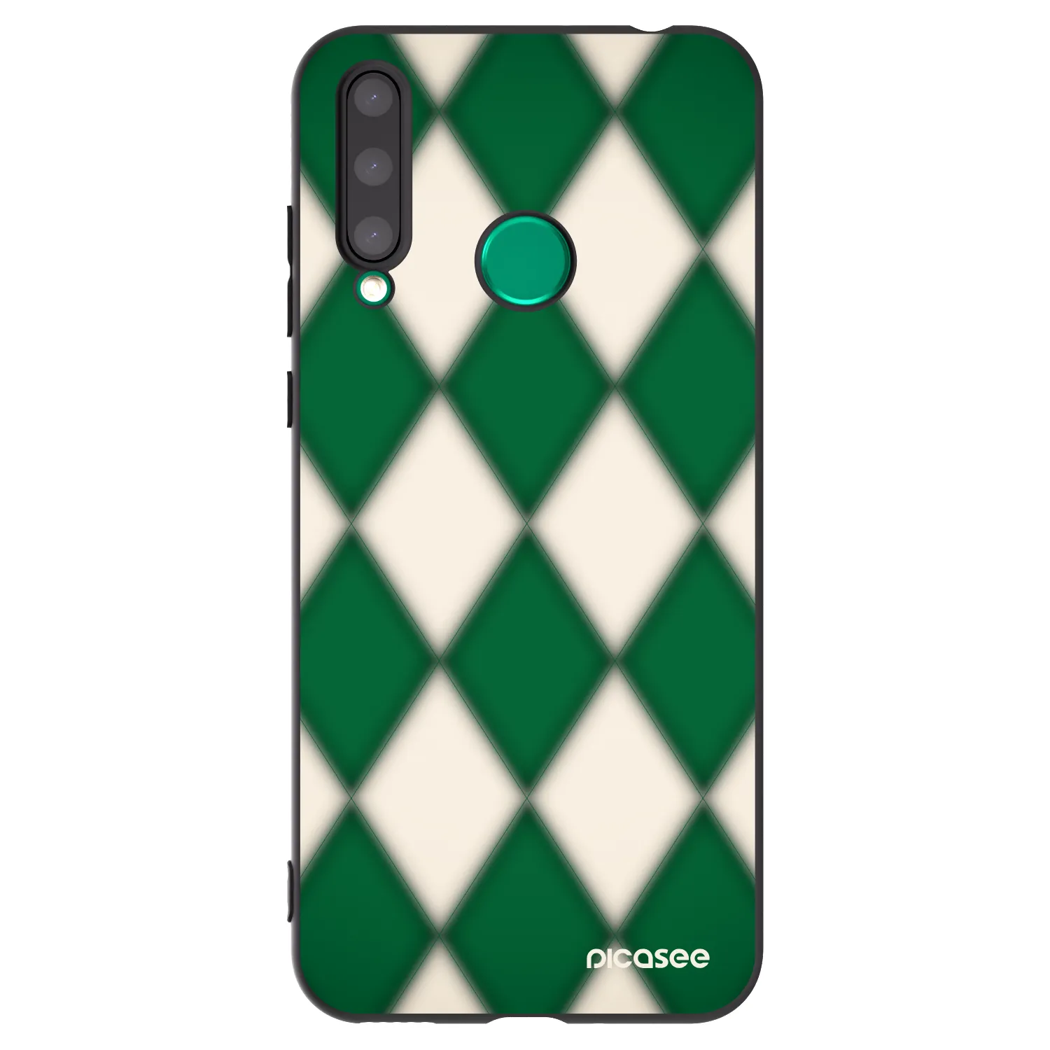 Picasee fekete szilikon tok az alábbi mobiltelefonokra Honor 20 Lite - Emerald Diamond