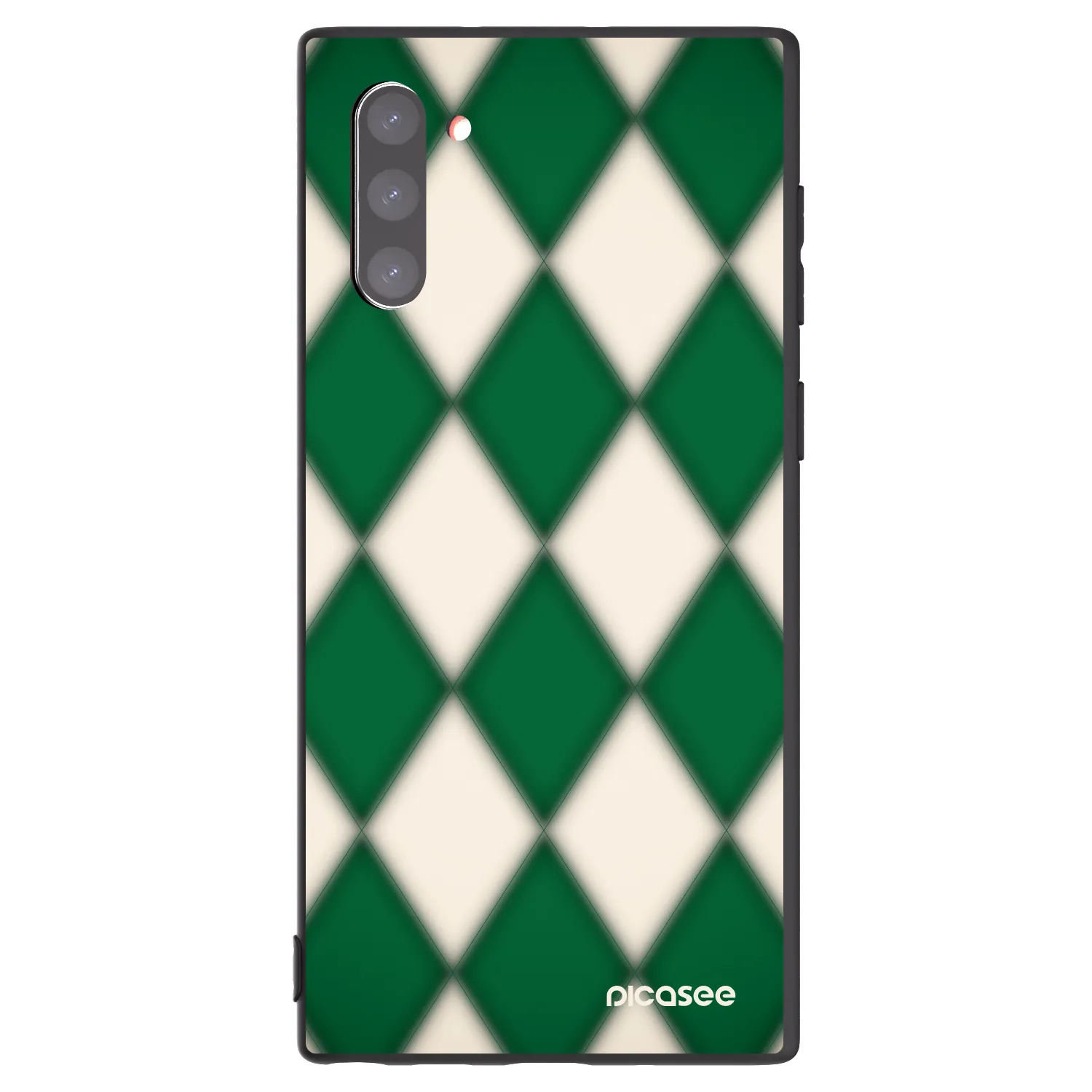 Picasee fekete szilikon tok az alábbi mobiltelefonokra Samsung Galaxy Note 10 N970F - Emerald Diamond