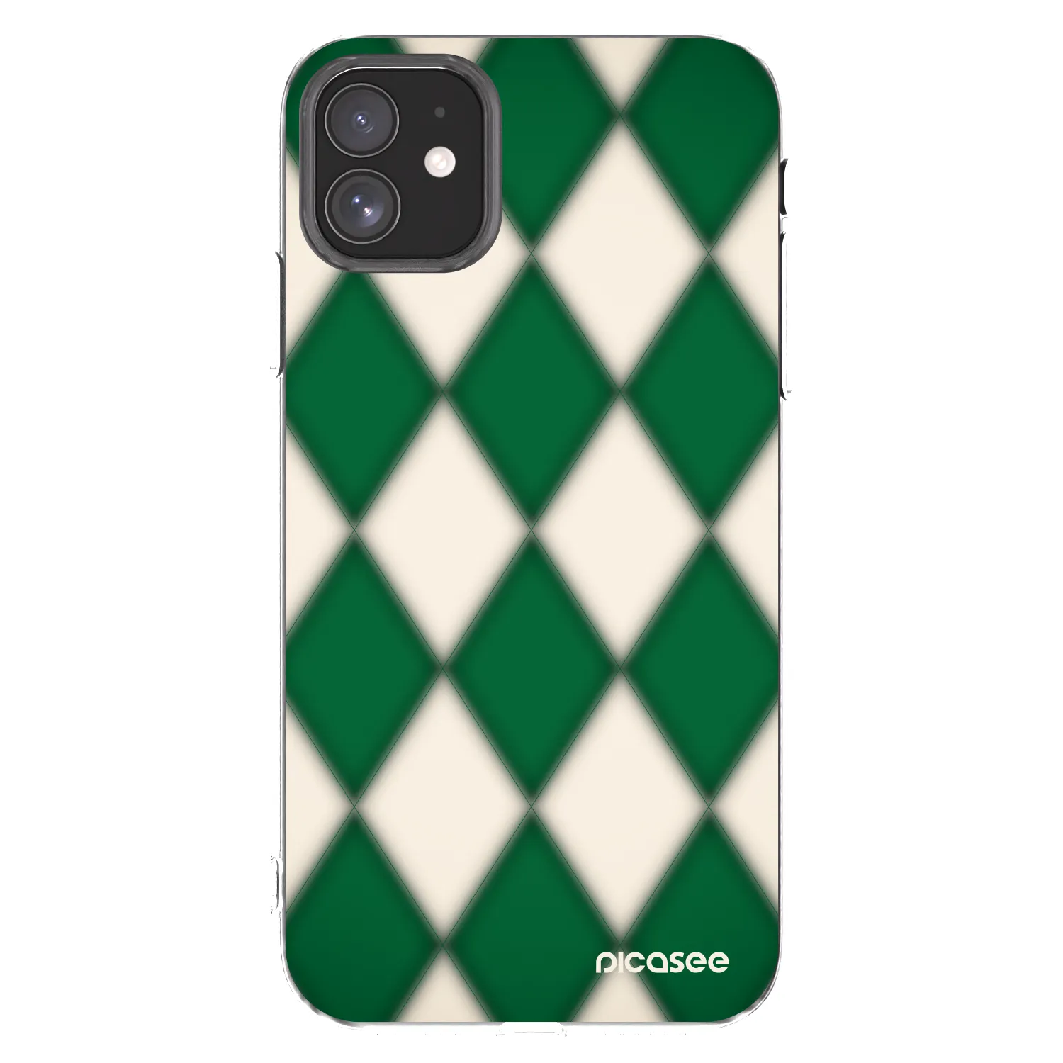 Picasee átlátszó szilikon tok az alábbi mobiltelefonokra Apple iPhone 11 - Emerald Diamond