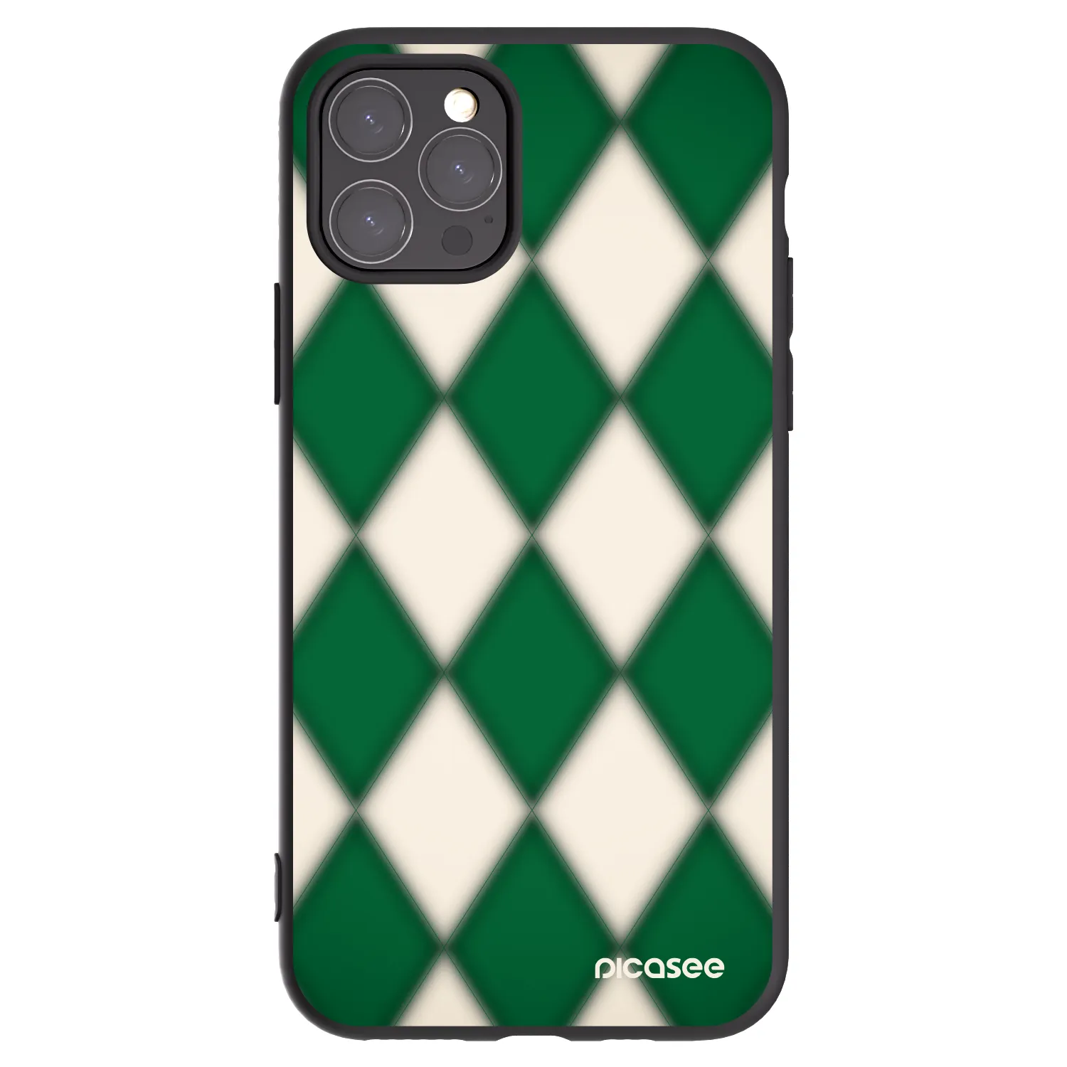 Picasee fekete szilikon tok az alábbi mobiltelefonokra Apple iPhone 11 Pro - Emerald Diamond