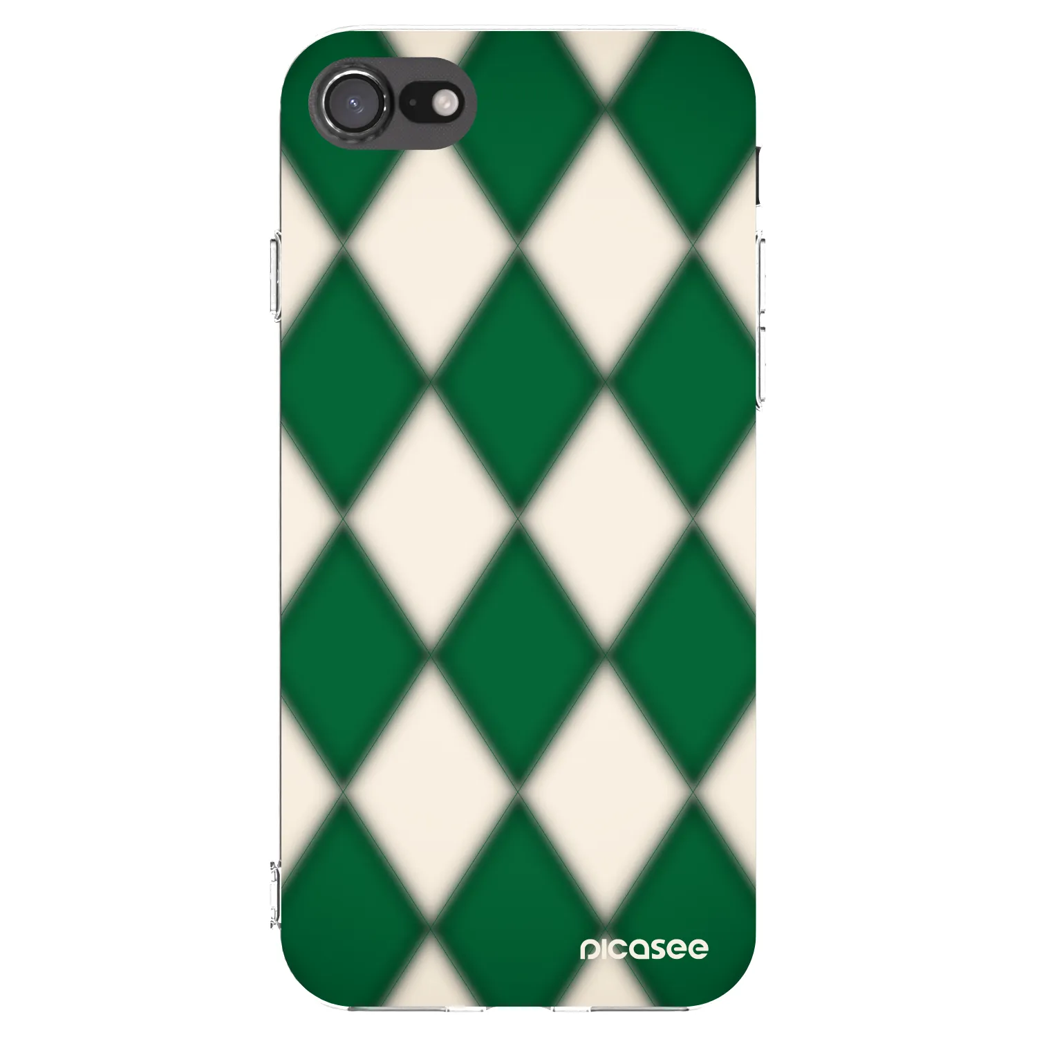 Picasee átlátszó szilikon tok az alábbi mobiltelefonokra Apple iPhone 8 - Emerald Diamond