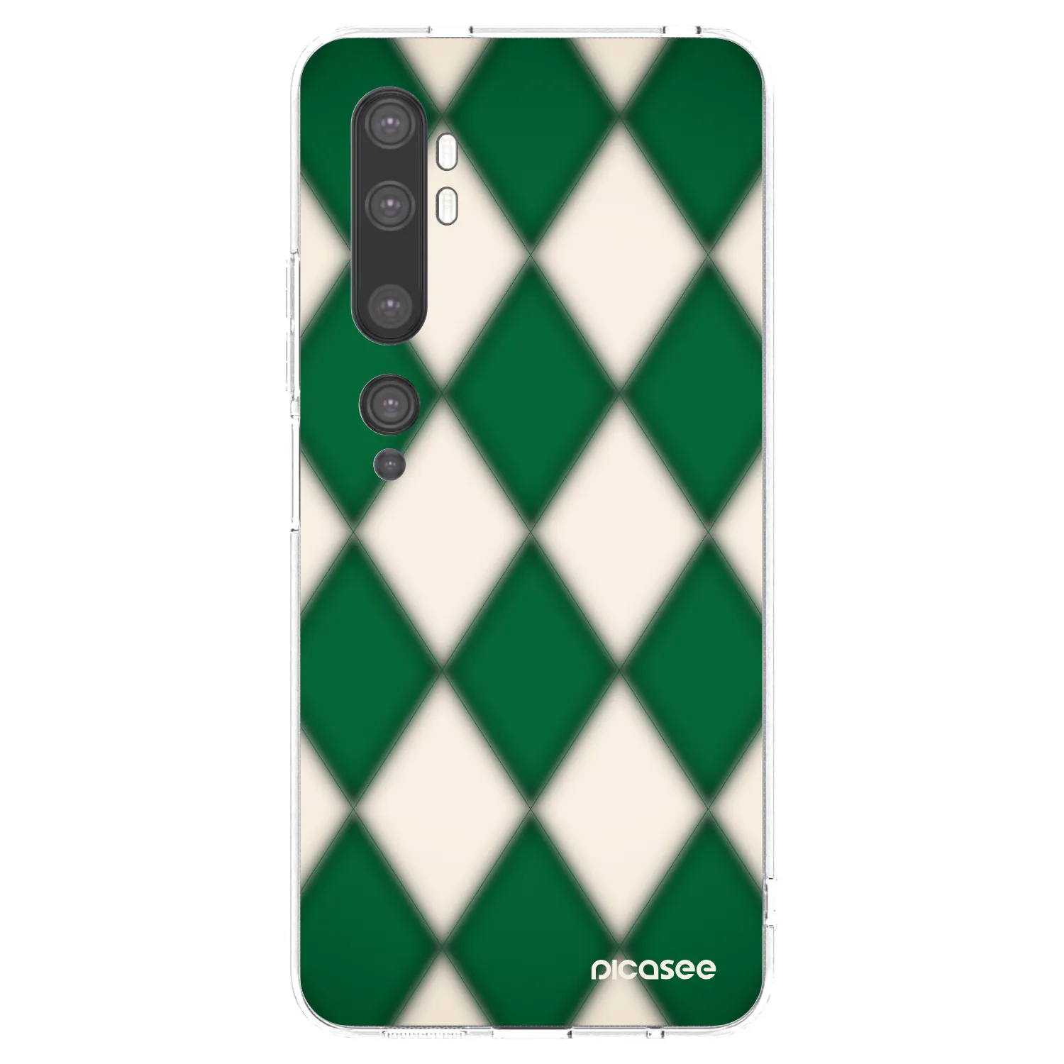 Picasee átlátszó szilikon tok az alábbi mobiltelefonokra Xiaomi Mi Note 10 (Pro) - Emerald Diamond
