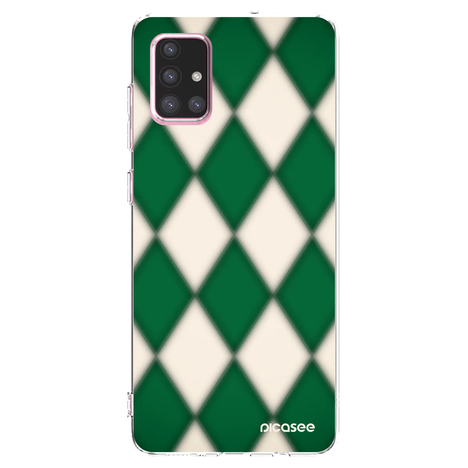 Picasee átlátszó szilikon tok az alábbi mobiltelefonokra Samsung Galaxy A71 A715F - Emerald Diamond