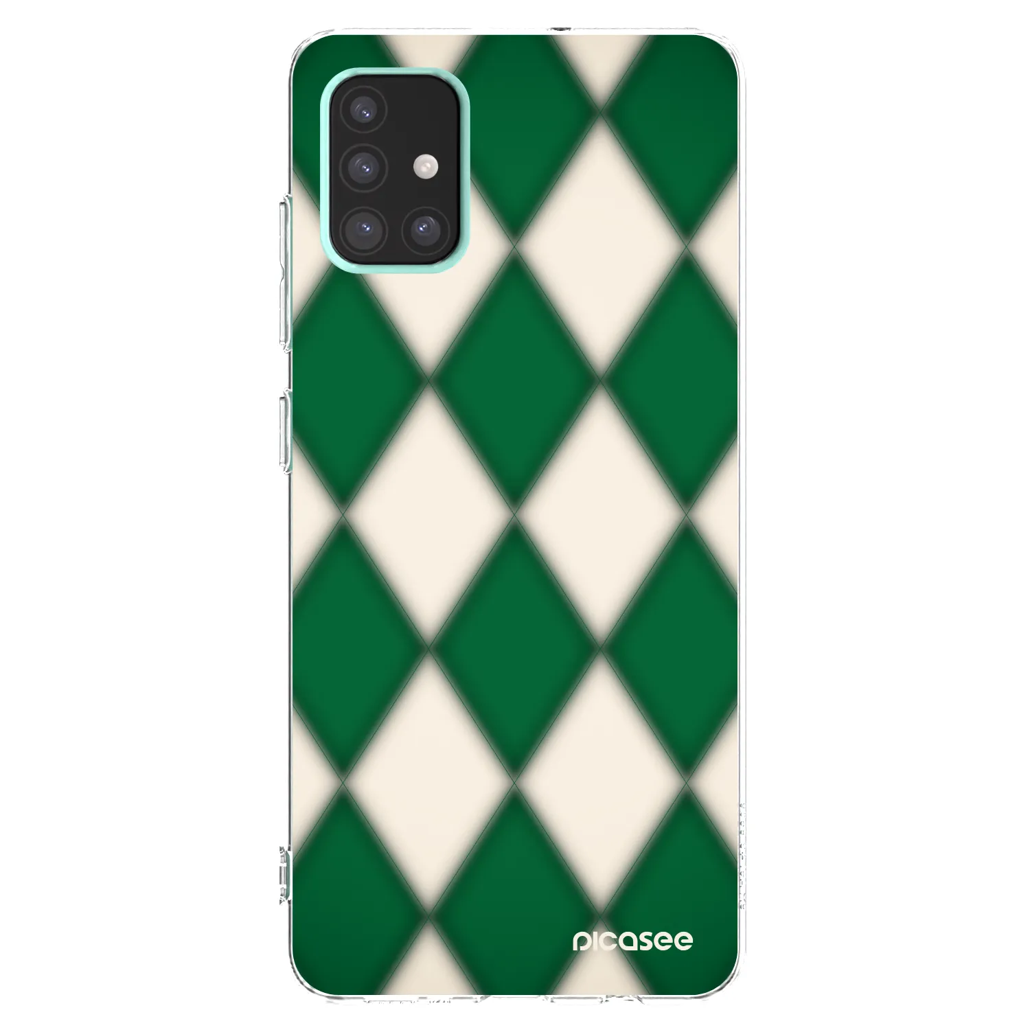 Picasee átlátszó szilikon tok az alábbi mobiltelefonokra Samsung Galaxy A51 A515F - Emerald Diamond