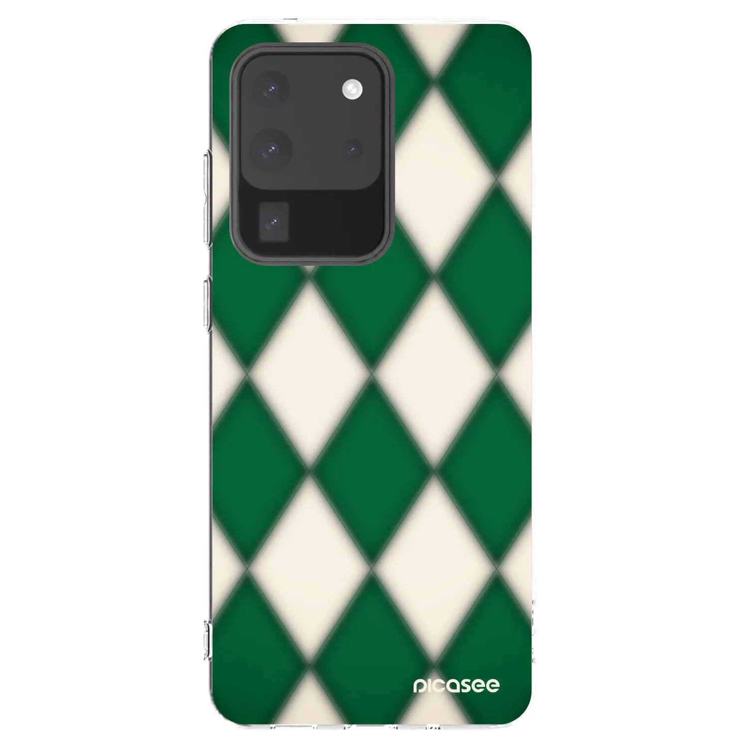 Picasee átlátszó szilikon tok az alábbi mobiltelefonokra Samsung Galaxy S20 Ultra 5G G988F - Emerald Diamond