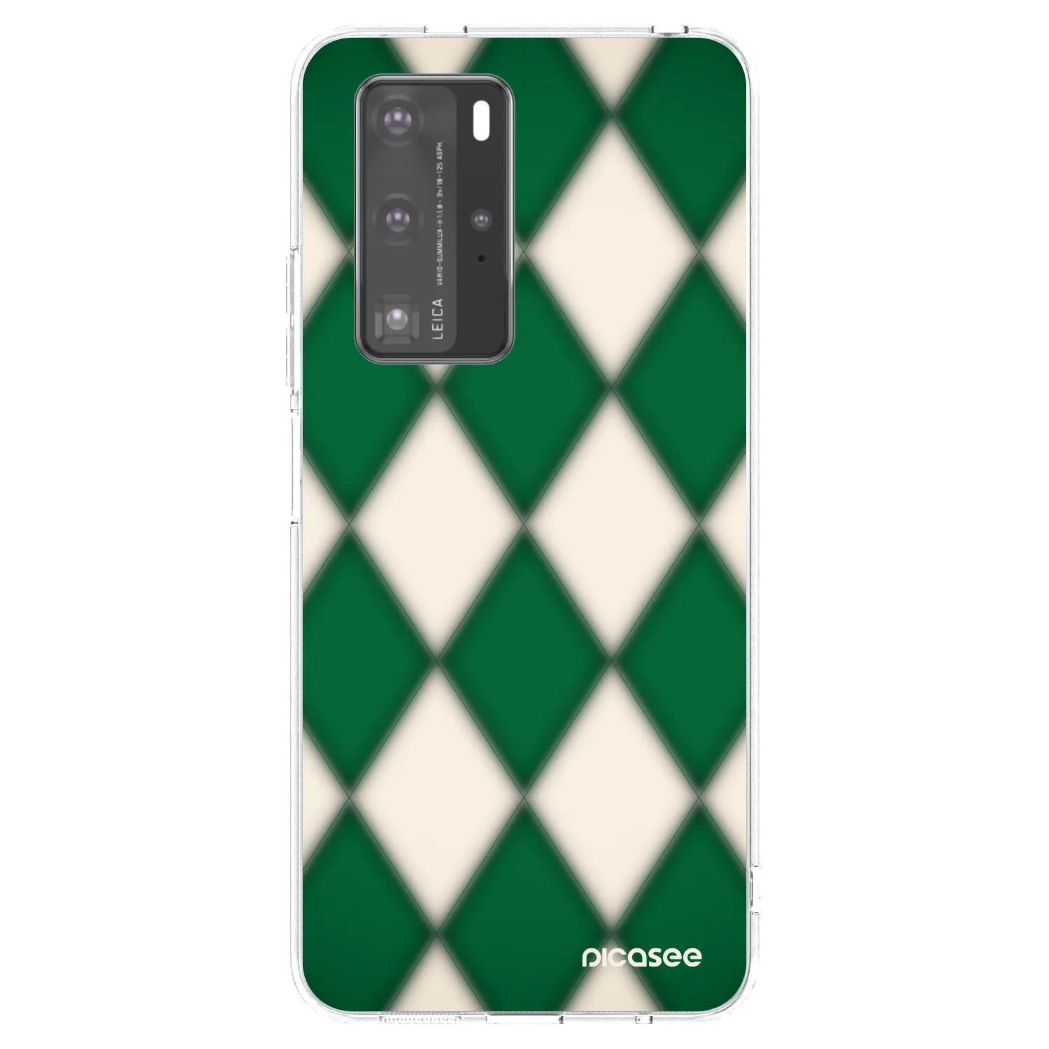 Picasee átlátszó szilikon tok az alábbi mobiltelefonokra Huawei P40 Pro - Emerald Diamond