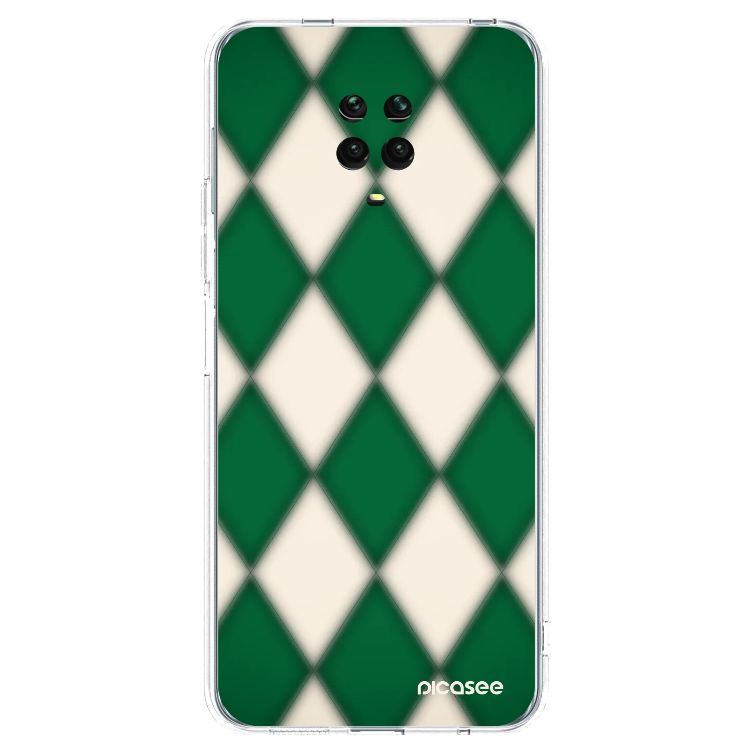 Picasee átlátszó szilikon tok az alábbi mobiltelefonokra Xiaomi Redmi Note 9 Pro - Emerald Diamond