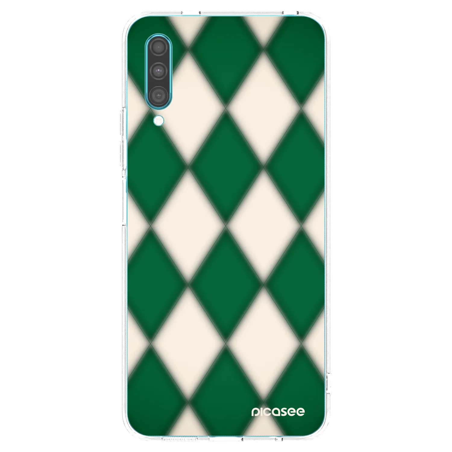 Picasee átlátszó szilikon tok az alábbi mobiltelefonokra Samsung Galaxy A30s A307F - Emerald Diamond