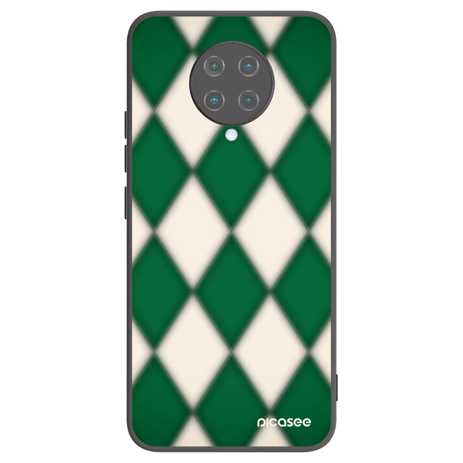 Picasee fekete szilikon tok az alábbi mobiltelefonokra Xiaomi Poco F2 Pro - Emerald Diamond