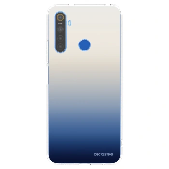 Picasee átlátszó szilikon tok az alábbi mobiltelefonokra Realme 5 - Gravity Fade