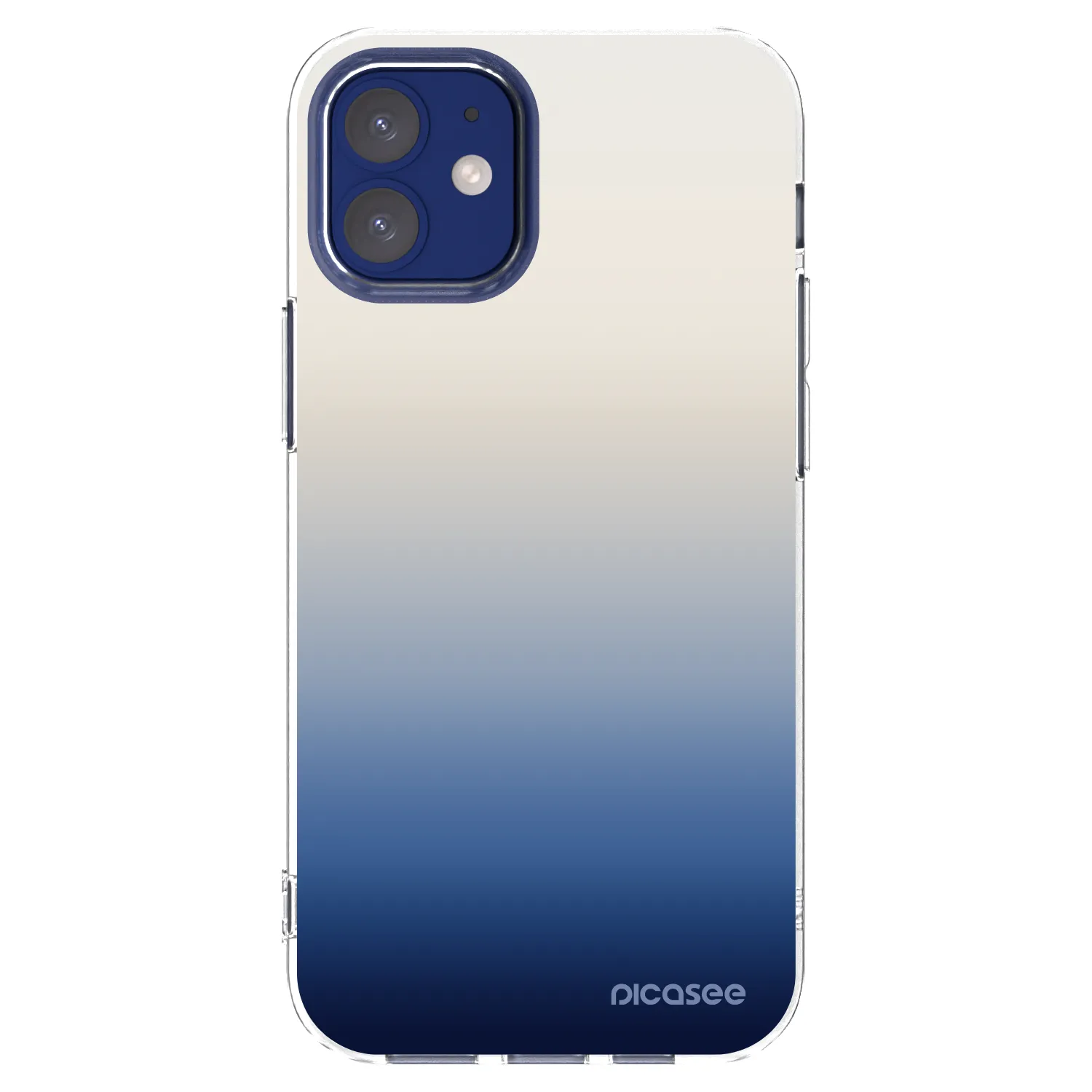 Picasee átlátszó szilikon tok az alábbi mobiltelefonokra Apple iPhone 12 mini - Gravity Fade