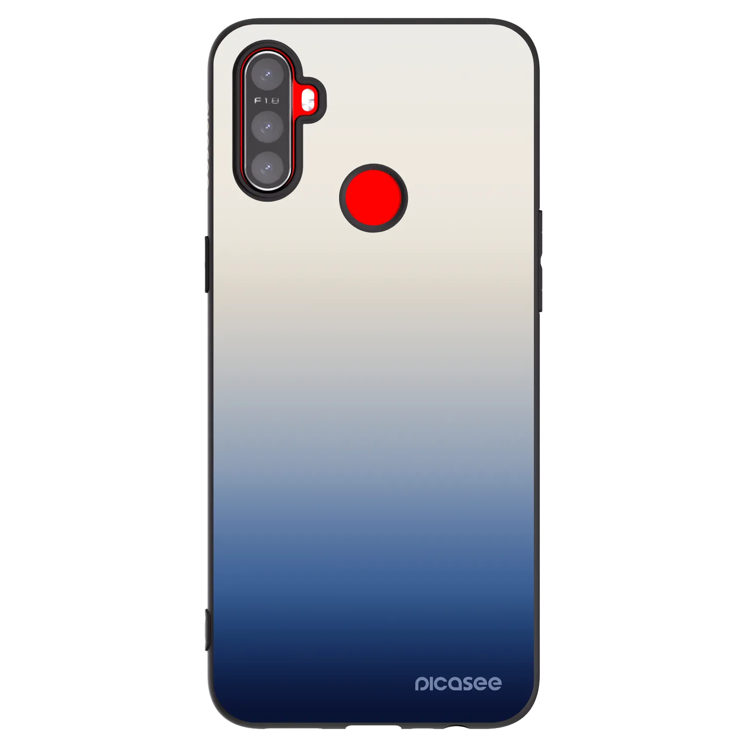 Picasee fekete szilikon tok az alábbi mobiltelefonokra Realme C3 - Gravity Fade