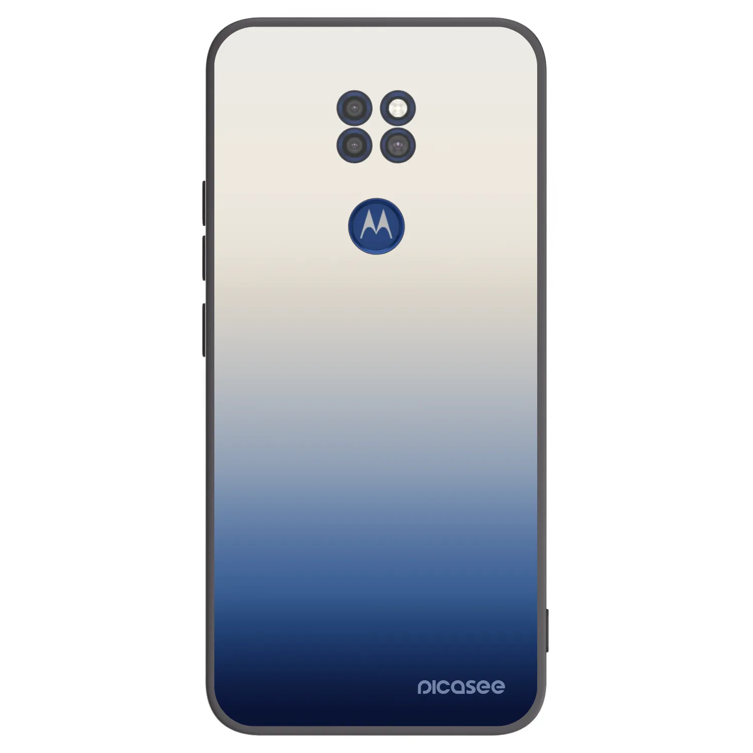 Picasee fekete szilikon tok az alábbi mobiltelefonokra Motorola Moto G9 Play - Gravity Fade