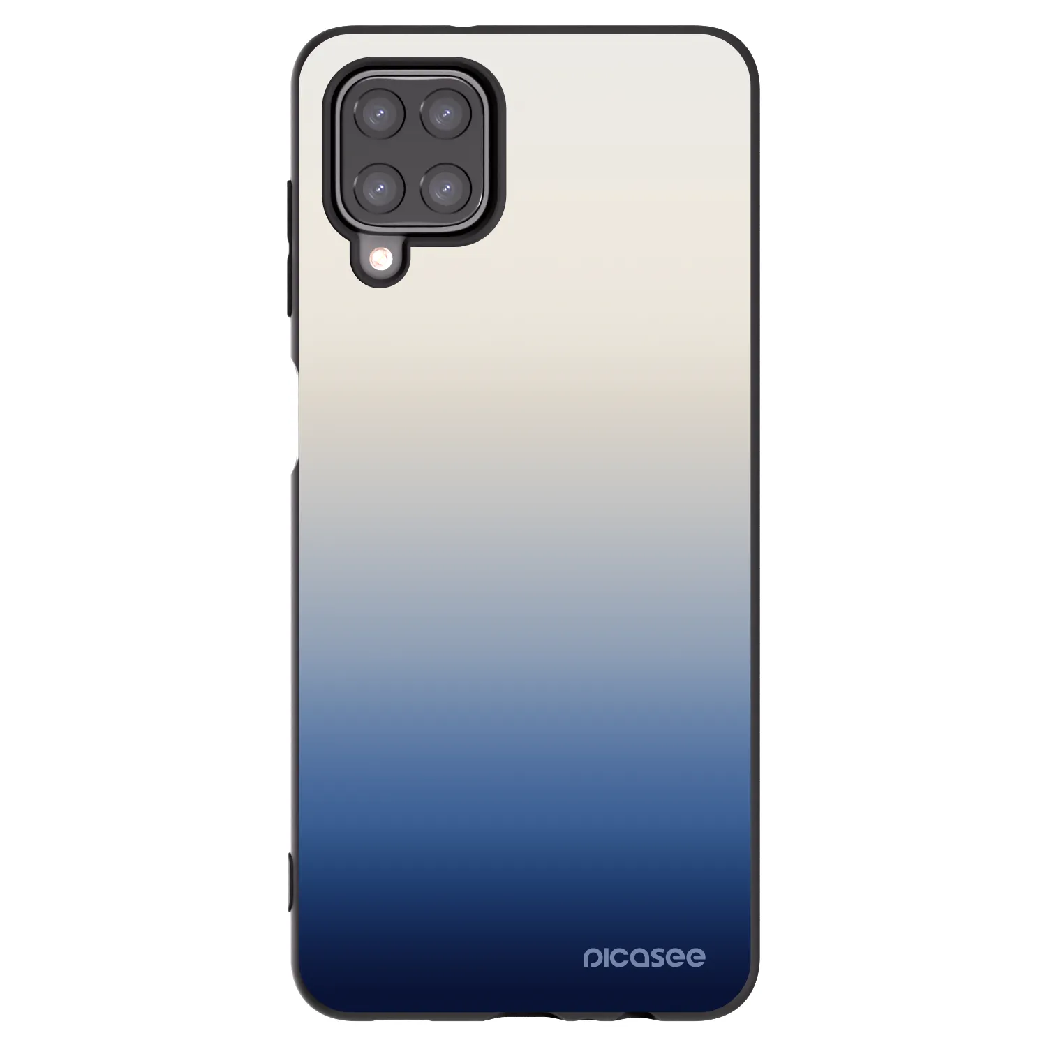 Picasee fekete szilikon tok az alábbi mobiltelefonokra Samsung Galaxy A12 A125F - Gravity Fade