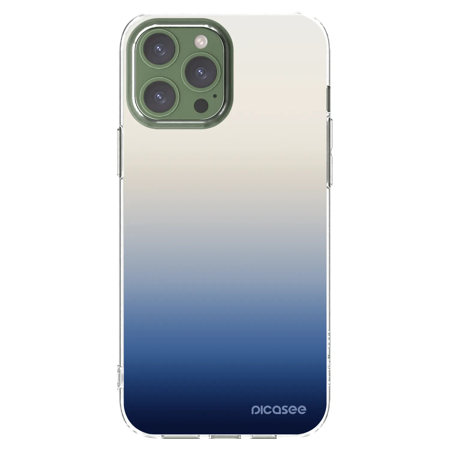 Picasee átlátszó szilikon tok az alábbi mobiltelefonokra Apple iPhone 13 Pro Max - Gravity Fade